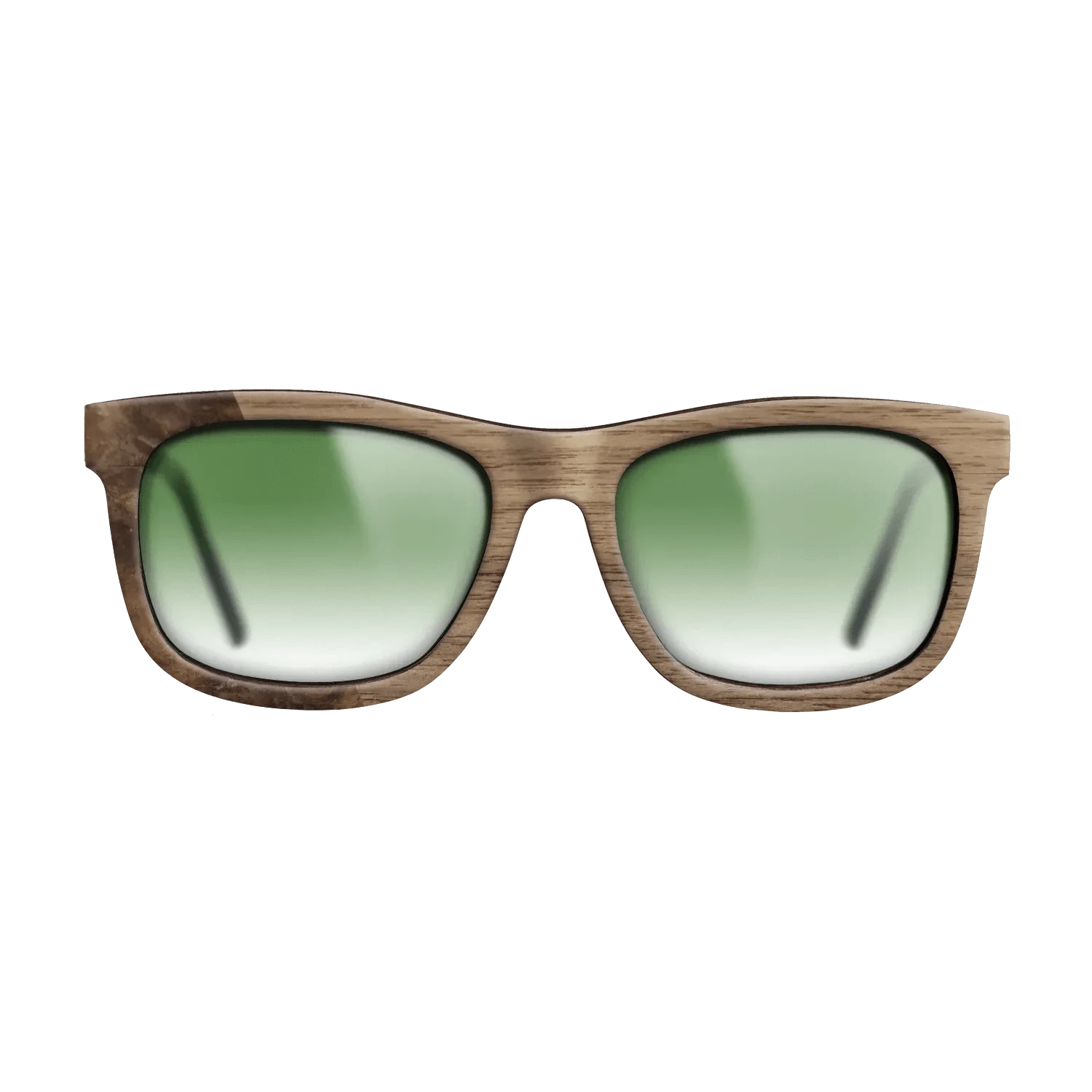 Walnut: Straight Grain,Walnut Burl: Bauhaus - The Hero - Square - 1873 - SIRIS wood optic