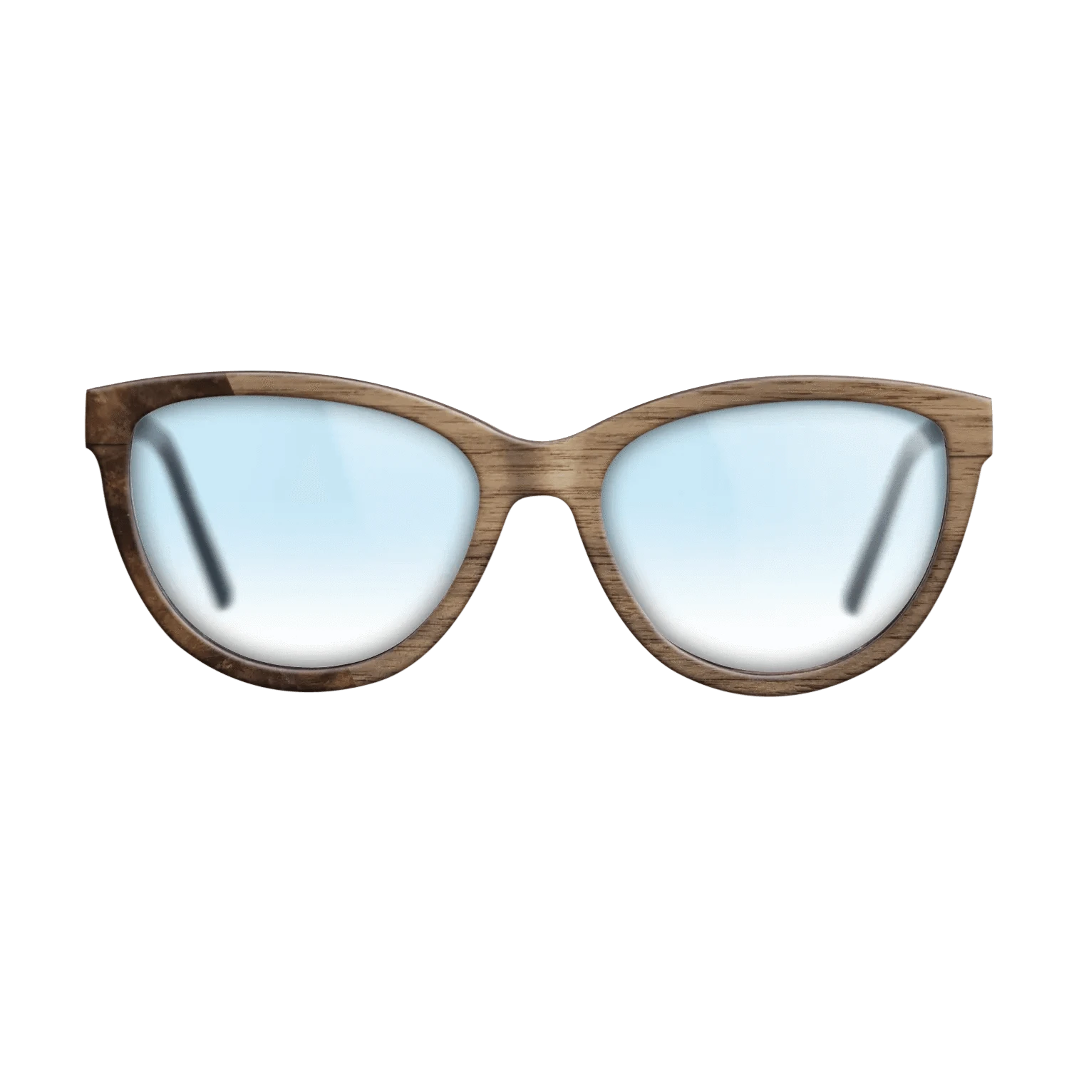 Walnut: Straight Grain,Walnut Burl: Bauhaus - The Maiden - Cat - 1873 - SIRIS wood optic