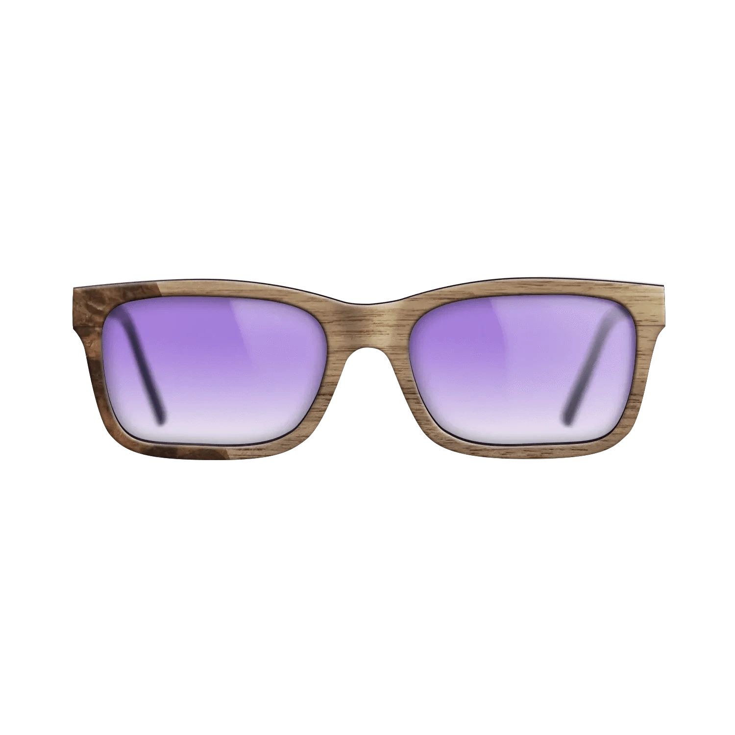 Walnut: Straight Grain,Walnut Burl: Bauhaus - The Sage - Rectangle - 1873 - SIRIS wood optic