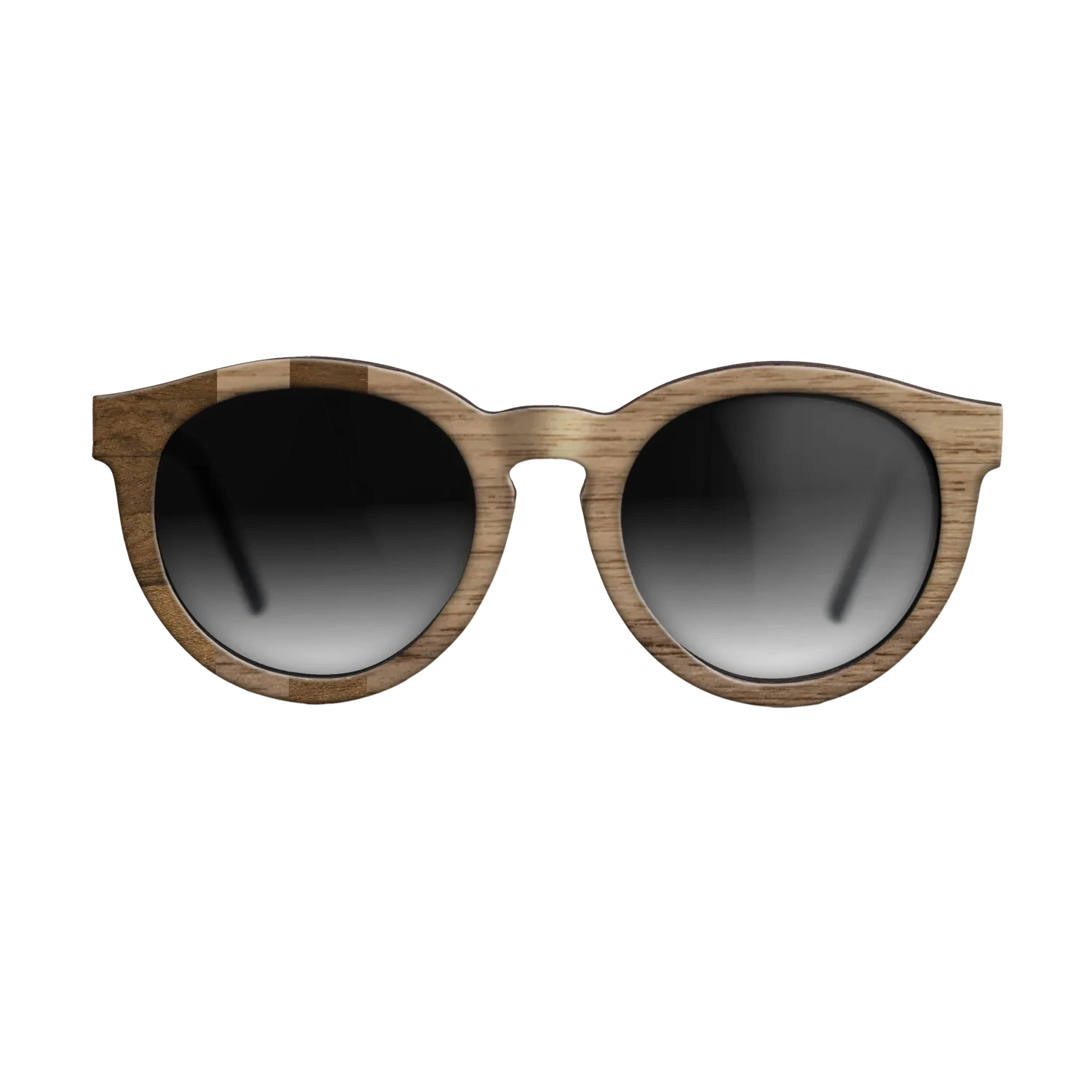 Ziricote Dark Quartered,Walnut: Straight Grain: Splice - The Rebel - Round - 860 - SIRIS wood optic