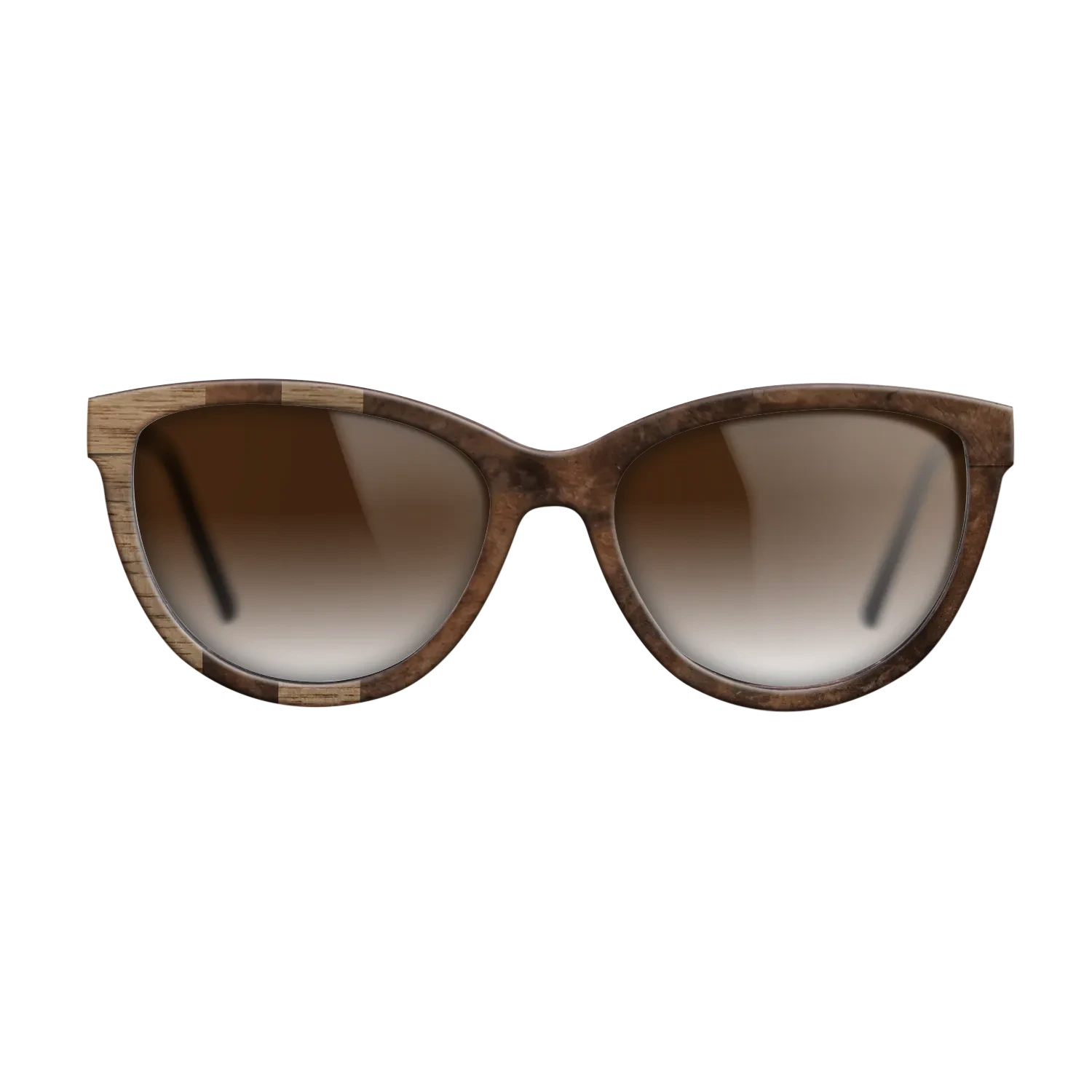 Walnut: Straight Grain,Walnut Burl: Splice - The Maiden - Cat - 1136 - SIRIS wood optic