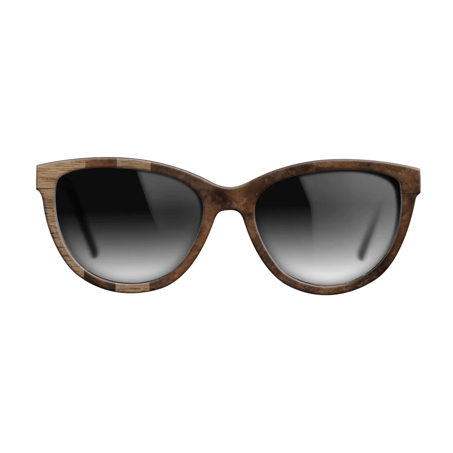 Walnut: Straight Grain,Walnut Burl: Splice - The Maiden - Cat - 1136 - SIRIS wood optic