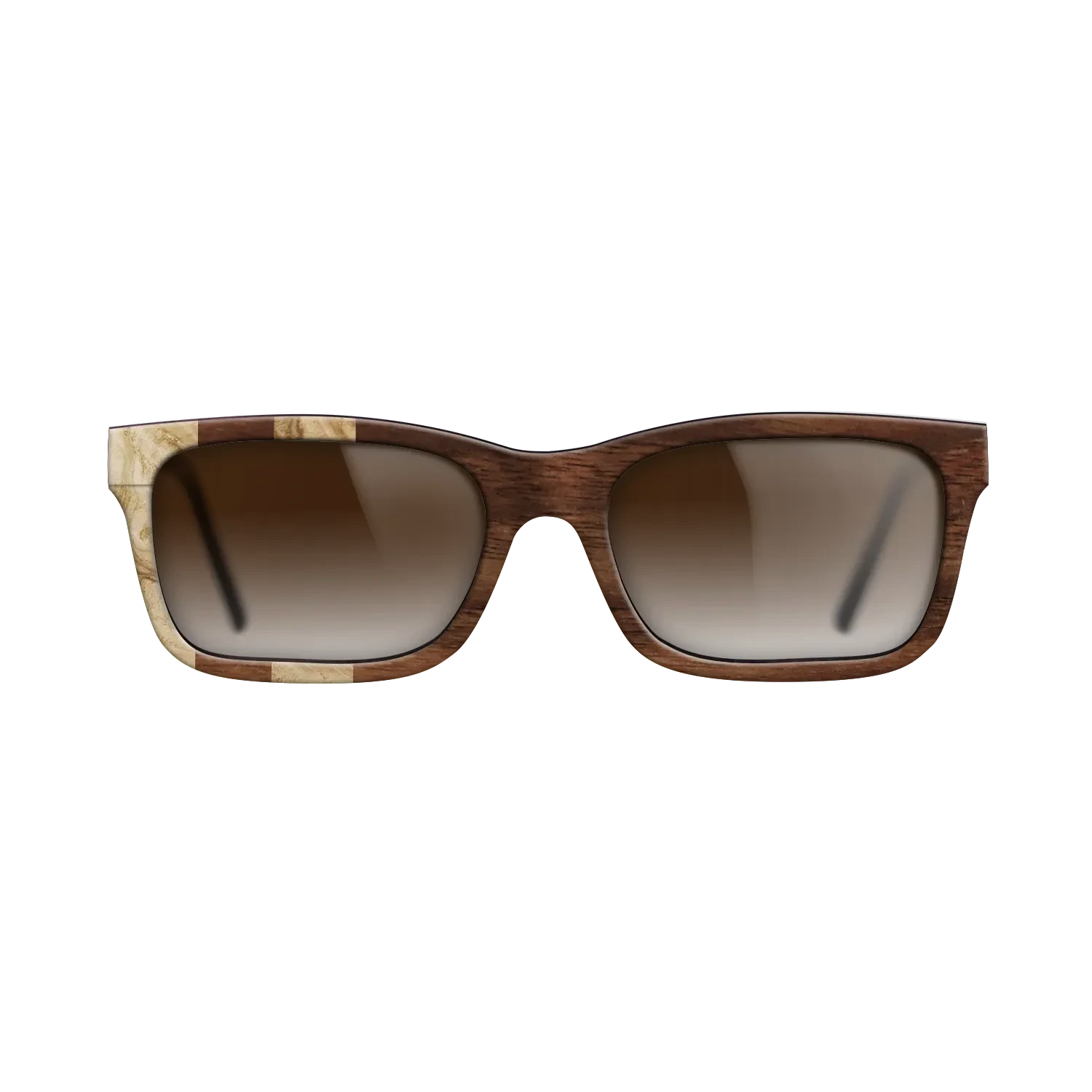 Olive Burl,Walnut Claro Dark: Splice - The Sage - Rectangle - SIRIS wood optic