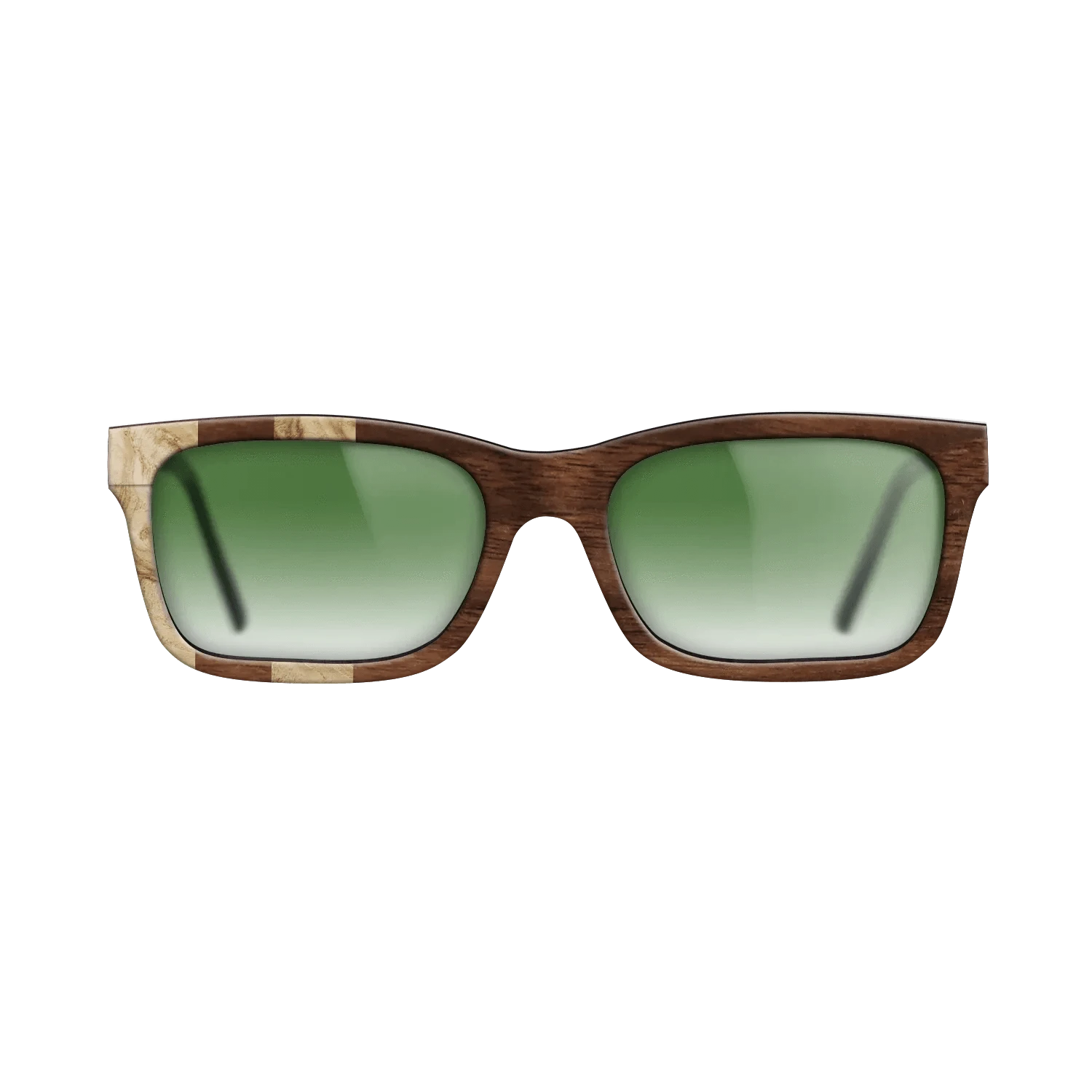 Olive Burl,Walnut Claro Dark: Splice - The Sage - Rectangle - SIRIS wood optic