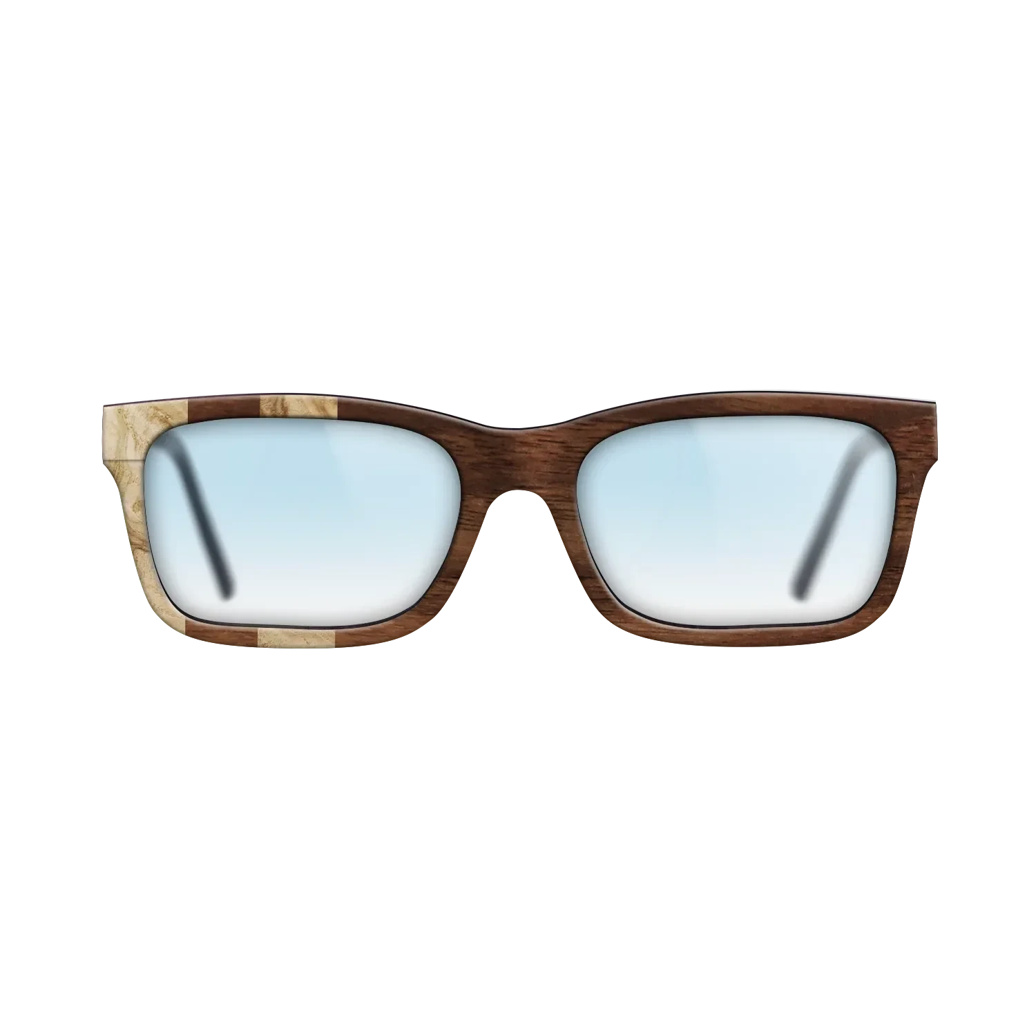 Olive Burl,Walnut Claro Dark: Splice - The Sage - Rectangle - SIRIS wood optic