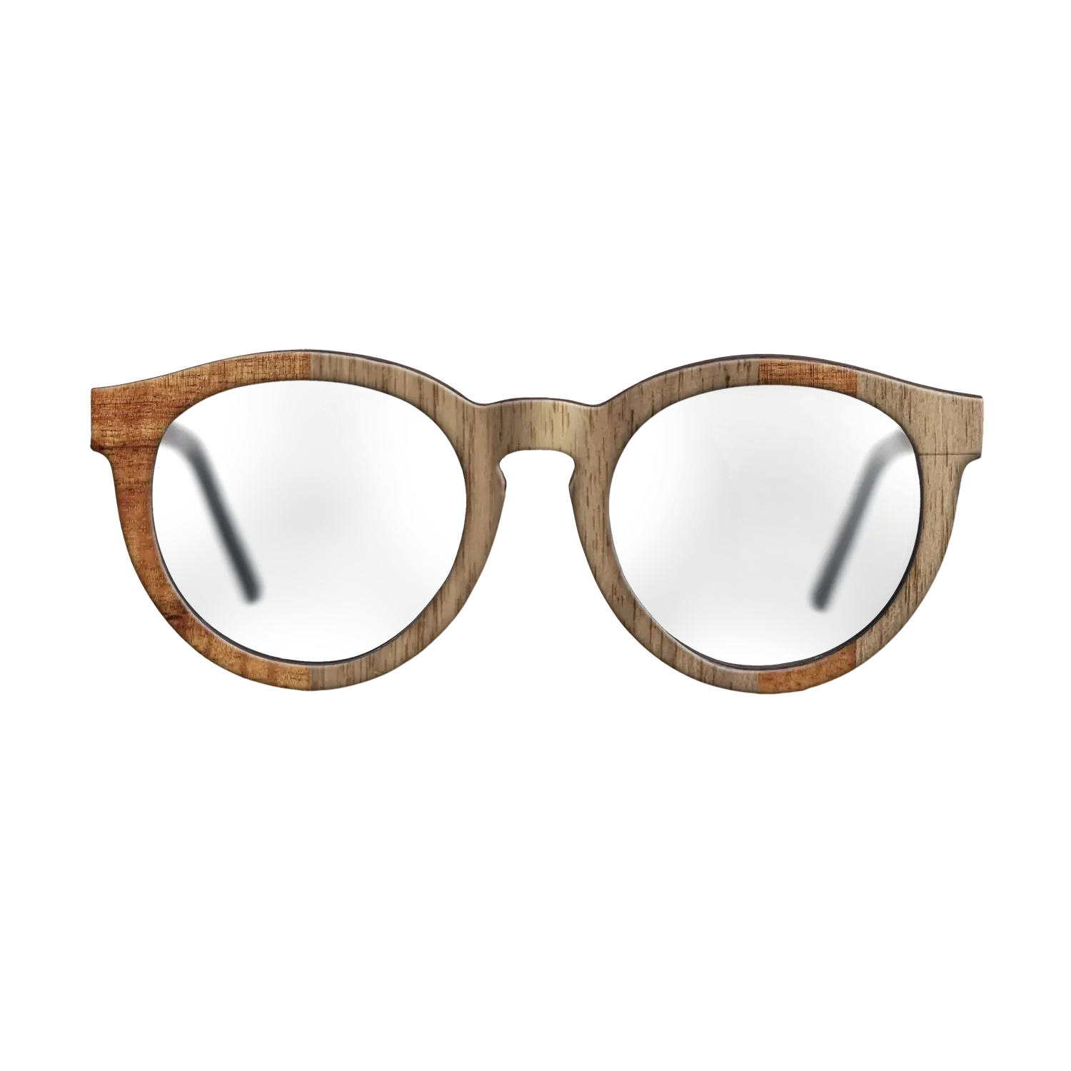 Koa,Walnut: Straight Grain: Splice - The Rebel - Round - SIRIS wood optic