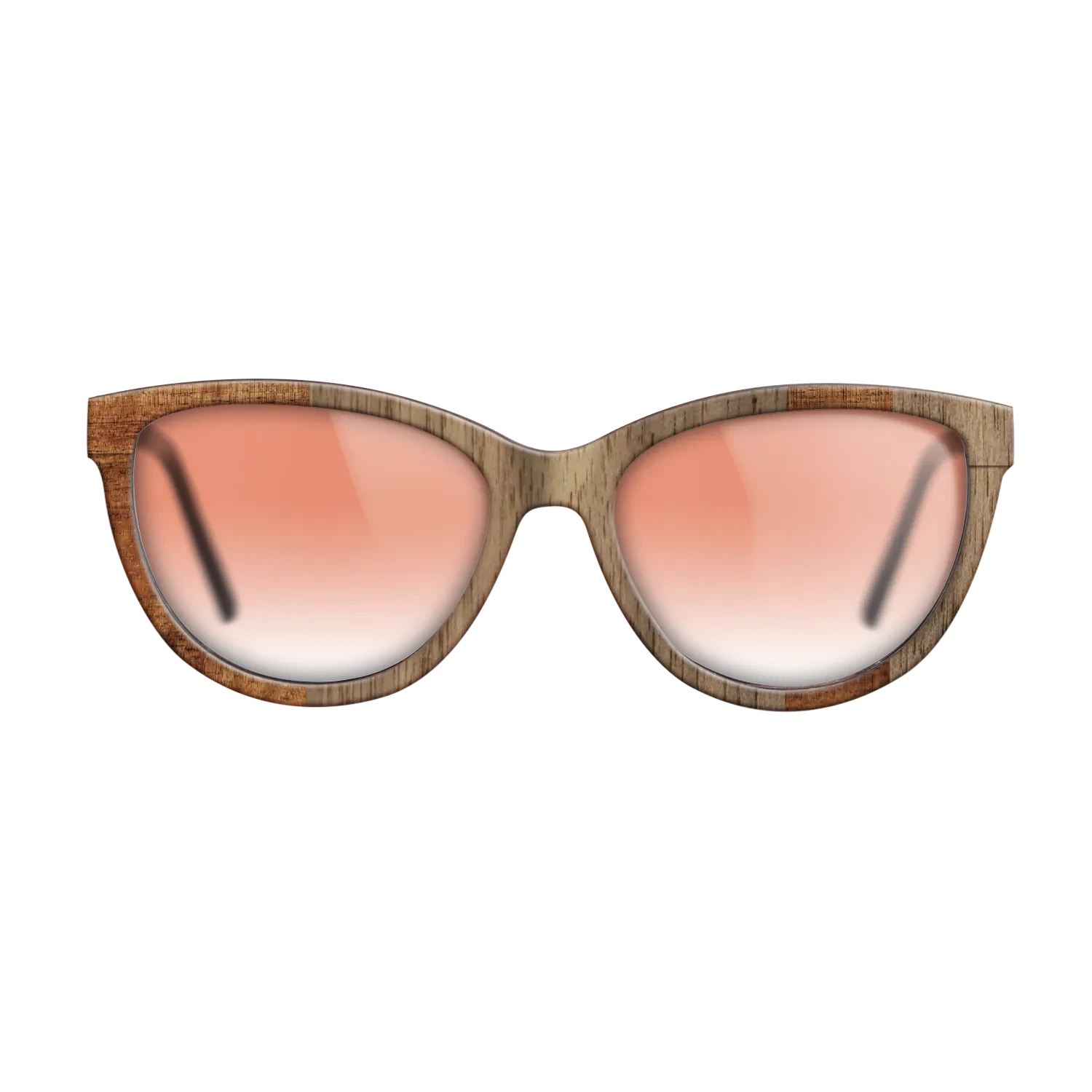 Koa,Walnut: Straight Grain: Splice - The Maiden - Cat - SIRIS wood optic