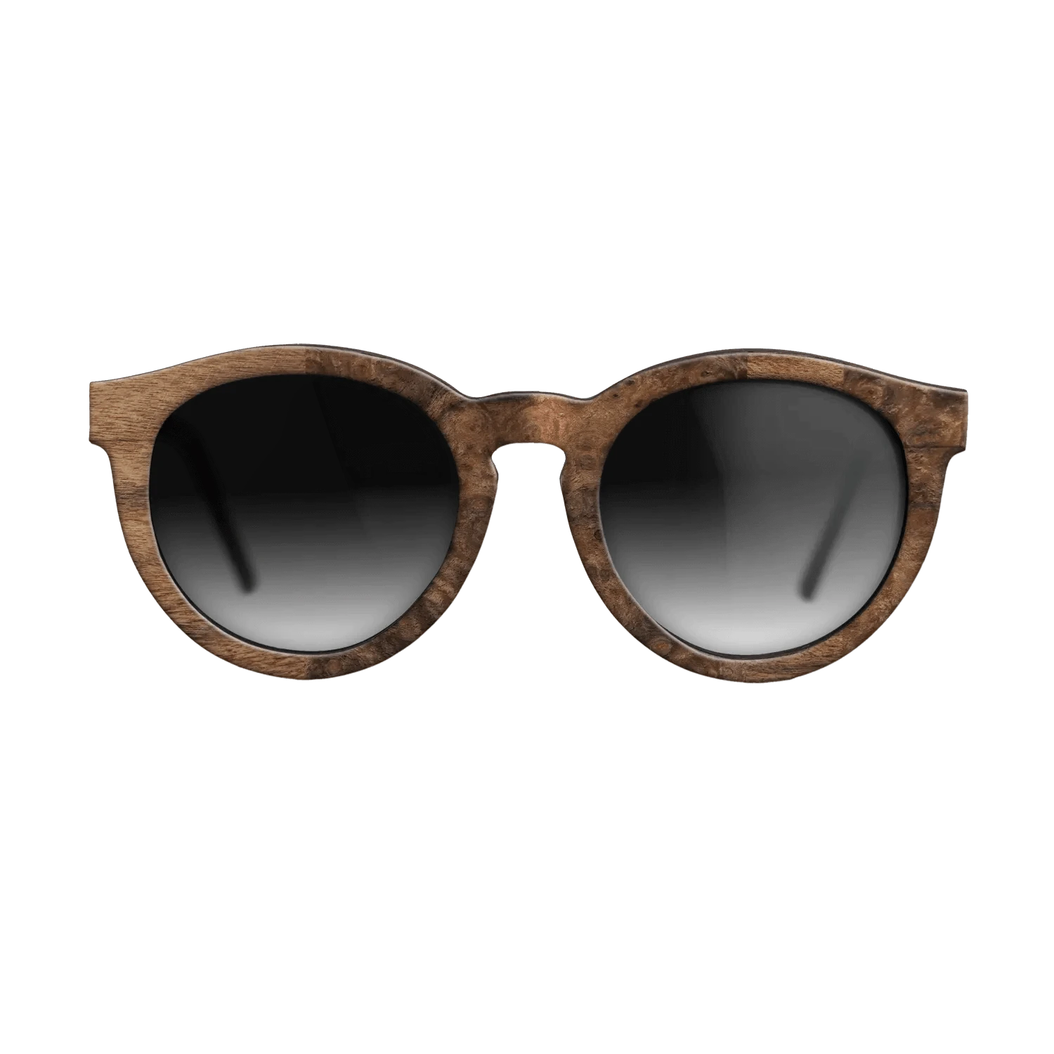 Walnut Claro Dark,Walnut Burl: Splice - The Rebel - Round - SIRIS wood optic