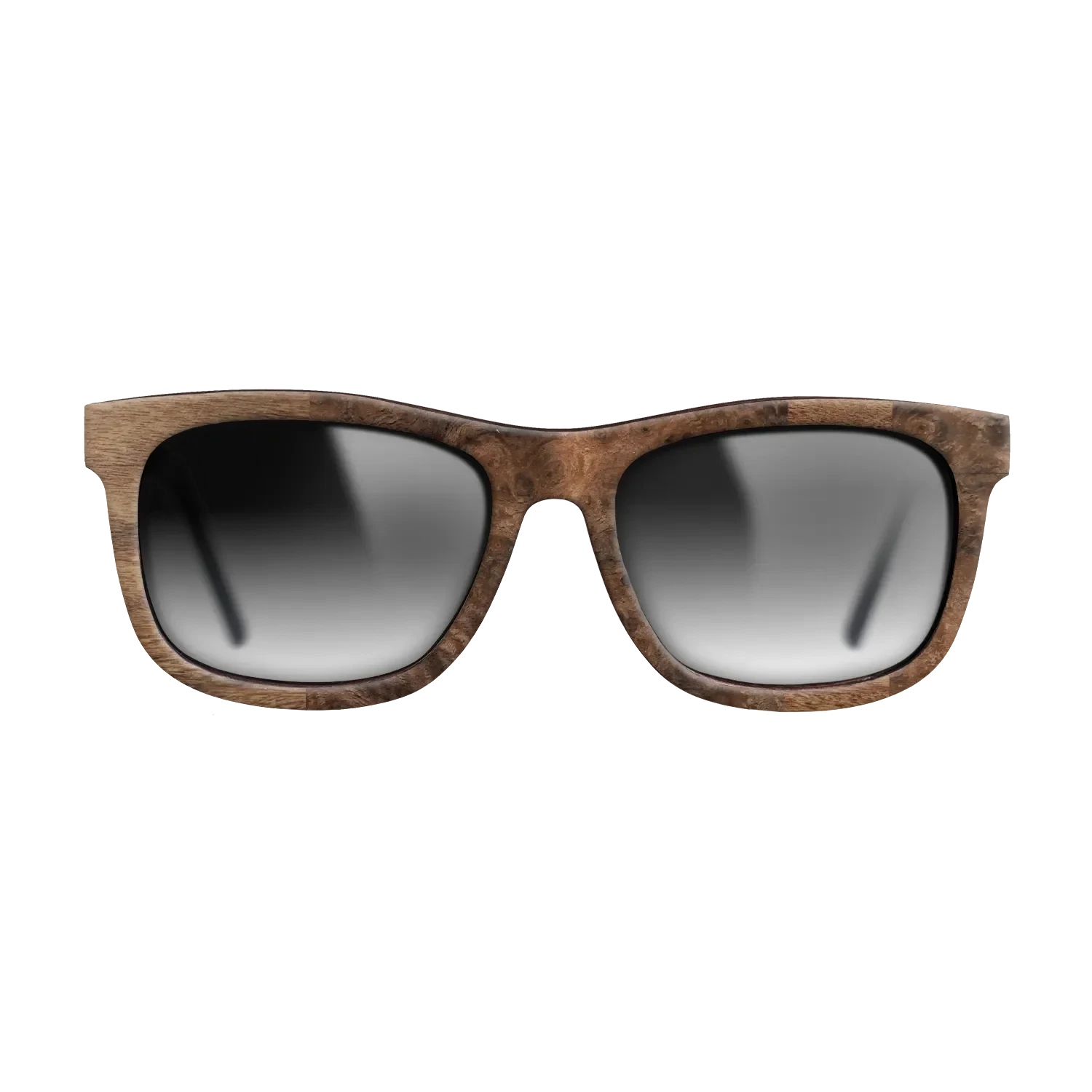 Walnut Claro Dark,Walnut Burl: Splice - The Hero - Square - SIRIS wood optic