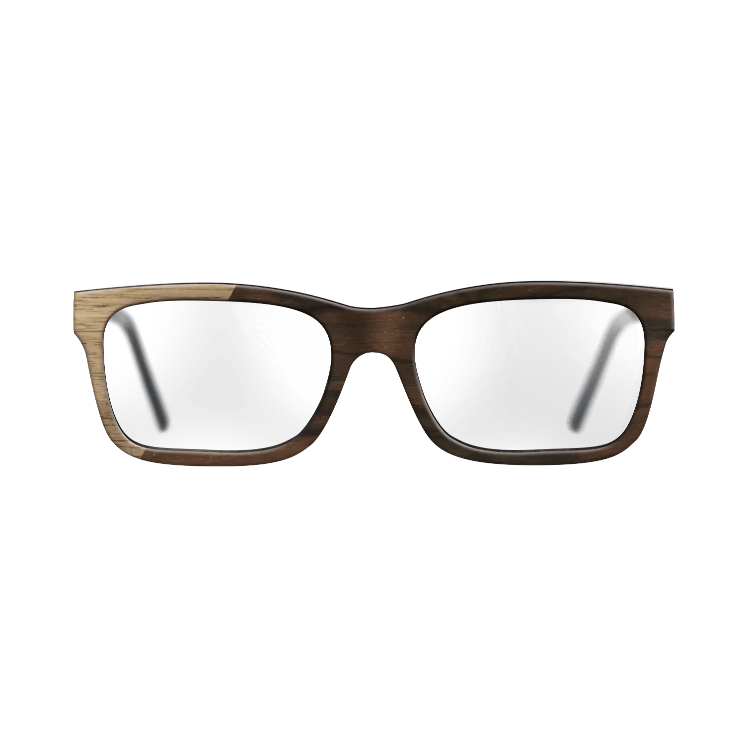 Walnut: Straight Grain,Ziricote Dark Quartered: Binary - The Sage - Rectangle - SIRIS wood optic