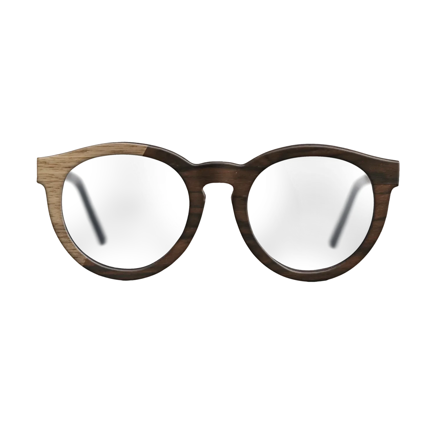 Walnut: Straight Grain,Ziricote Dark Quartered: Binary - The Rebel - Round - SIRIS wood optic