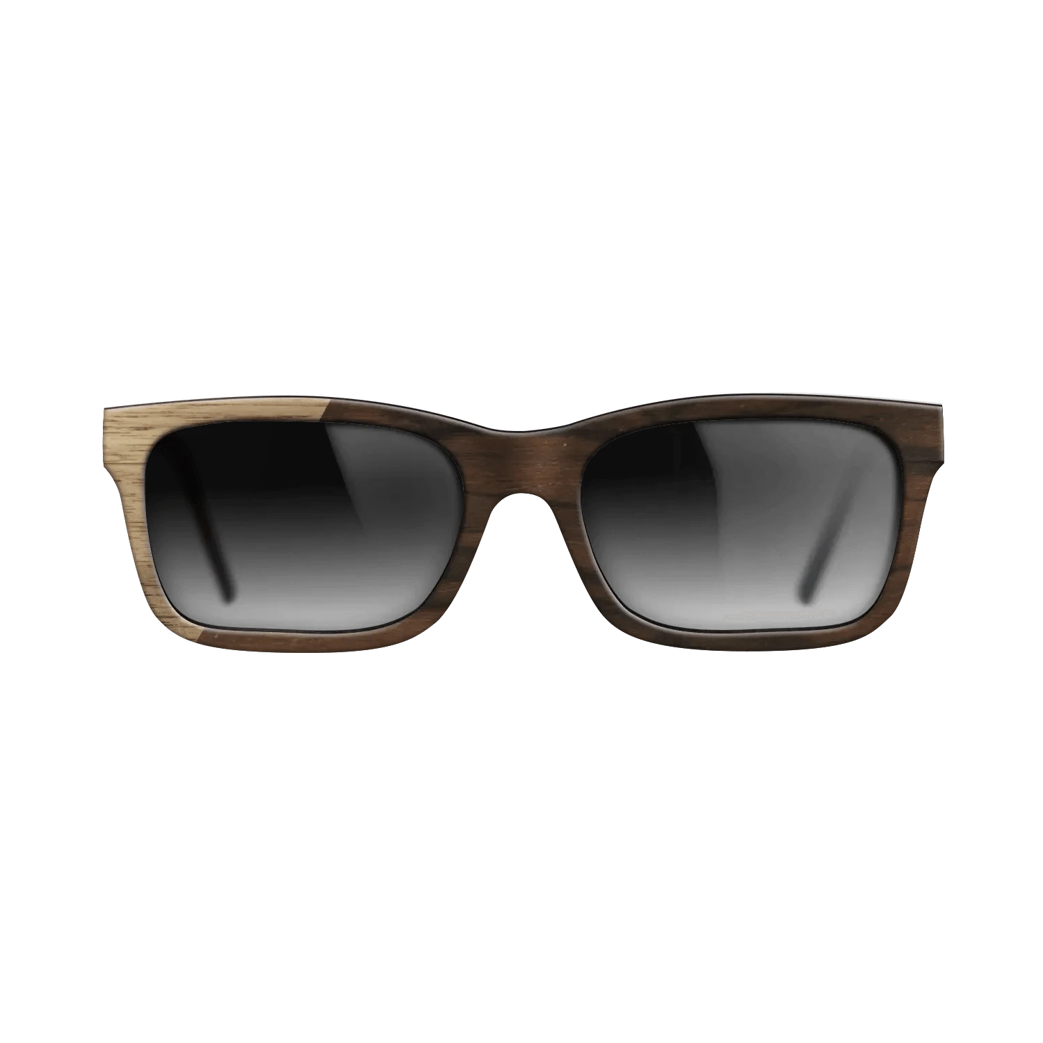 Walnut: Straight Grain,Ziricote Dark Quartered: Binary - The Sage - Rectangle - SIRIS wood optic