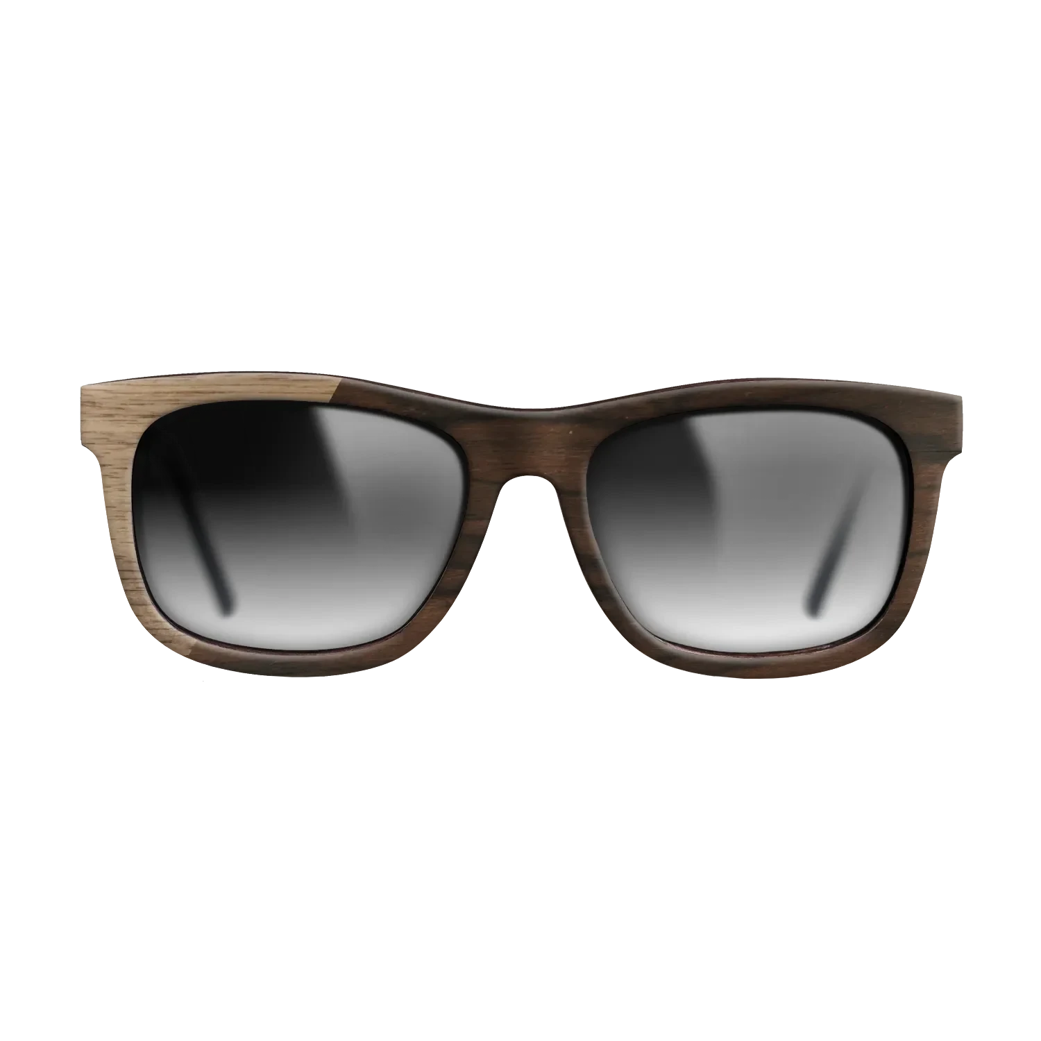 Walnut: Straight Grain,Ziricote Dark Quartered: Binary - The Hero - Square - SIRIS wood optic