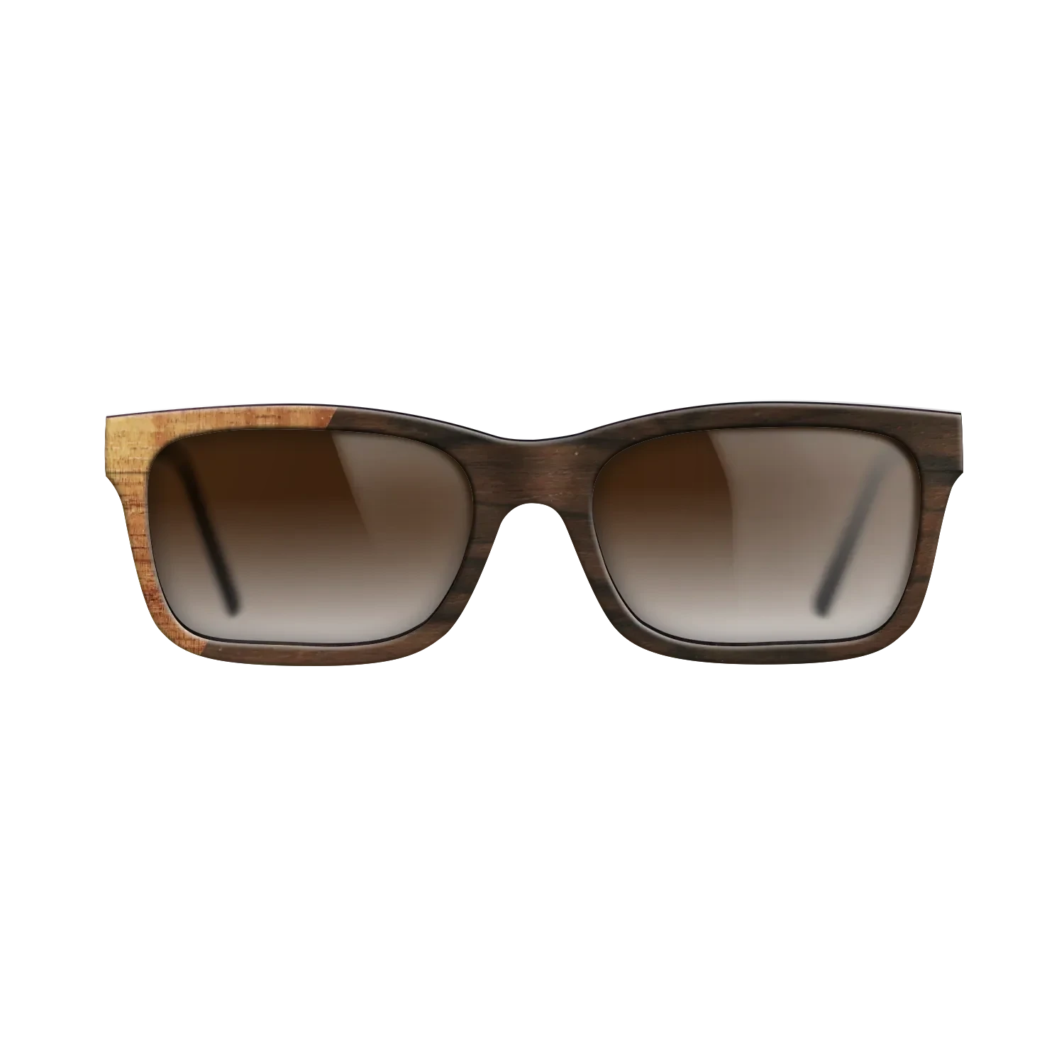 Ziricote Dark Quartered,Koa: Binary - The Sage - Rectangle - SIRIS wood optic