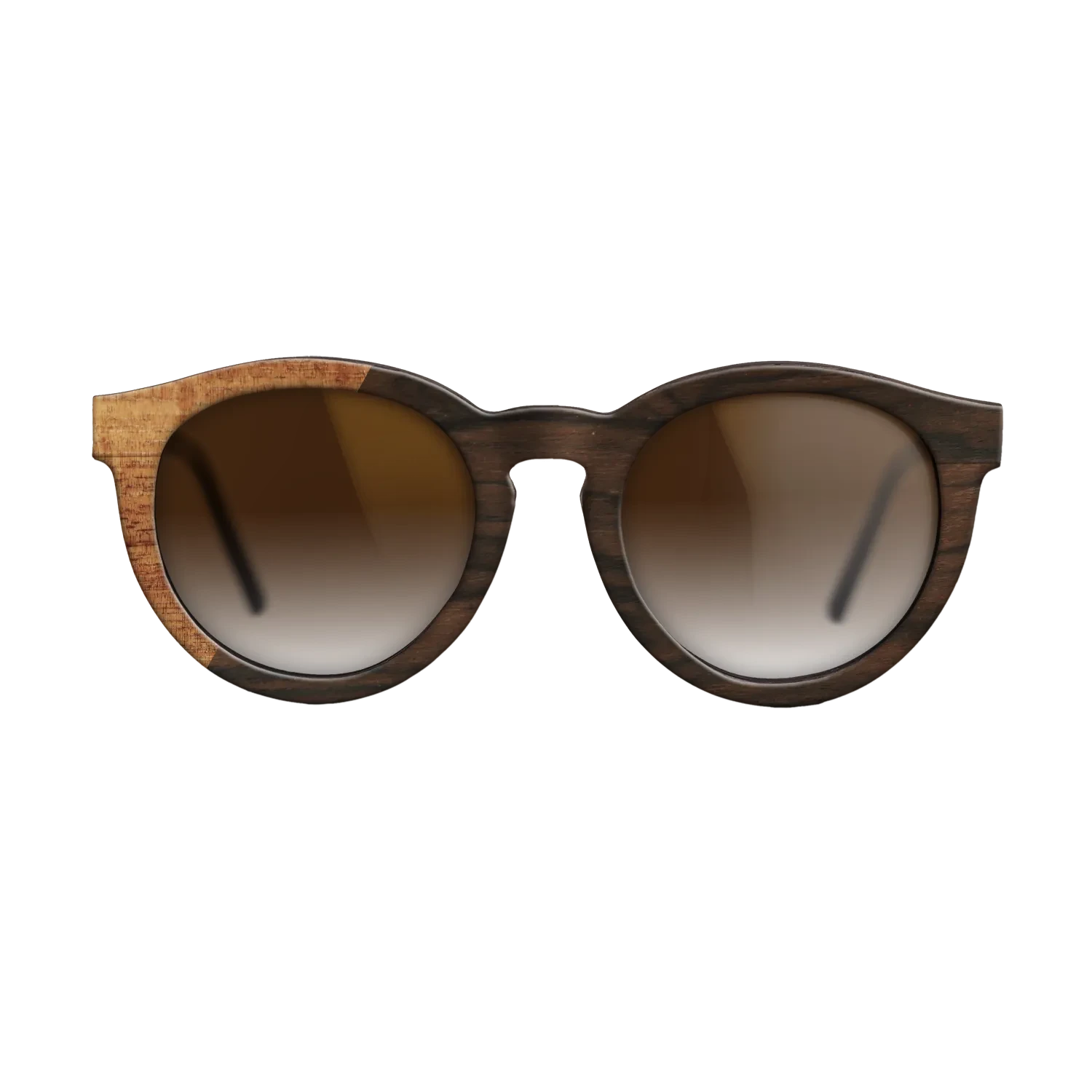 Ziricote Dark Quartered,Koa: Binary - The Rebel - Round - SIRIS wood optic