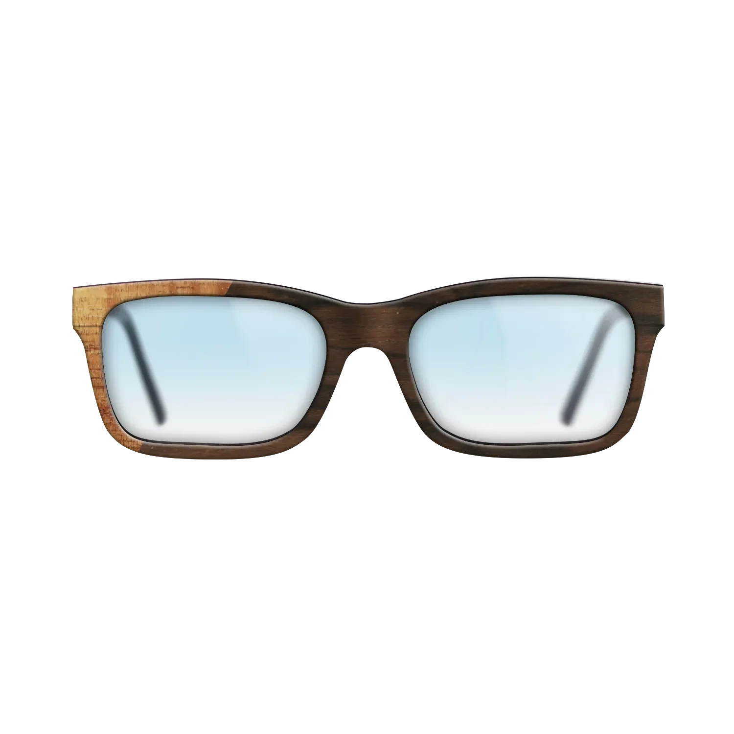 Ziricote Dark Quartered,Koa: Binary - The Sage - Rectangle - SIRIS wood optic