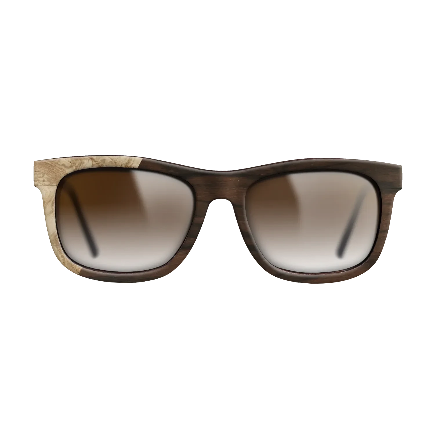 Ziricote Dark Quartered,Olive Burl: Binary - The Hero - Square - SIRIS wood optic