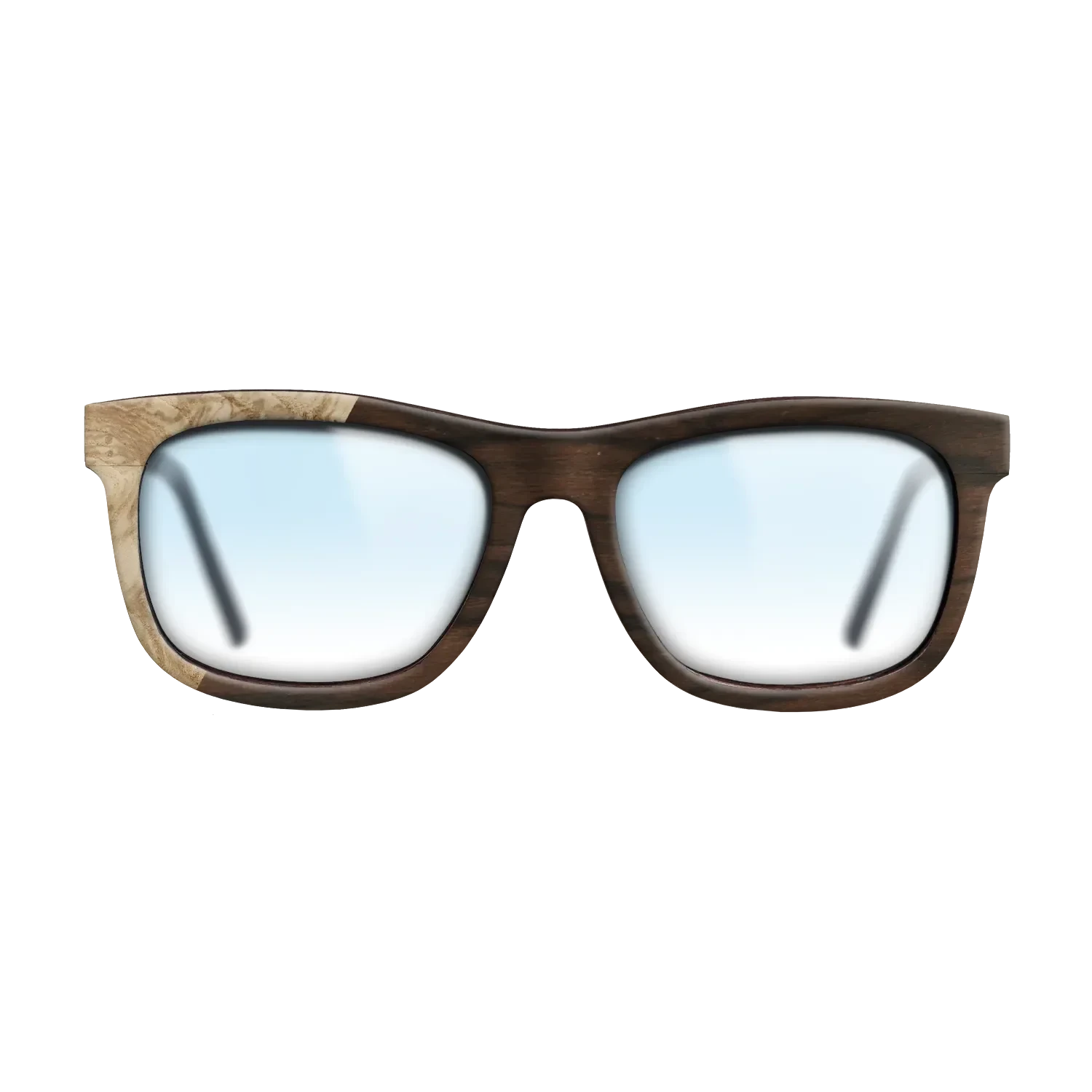 Ziricote Dark Quartered,Olive Burl: Binary - The Hero - Square - SIRIS wood optic