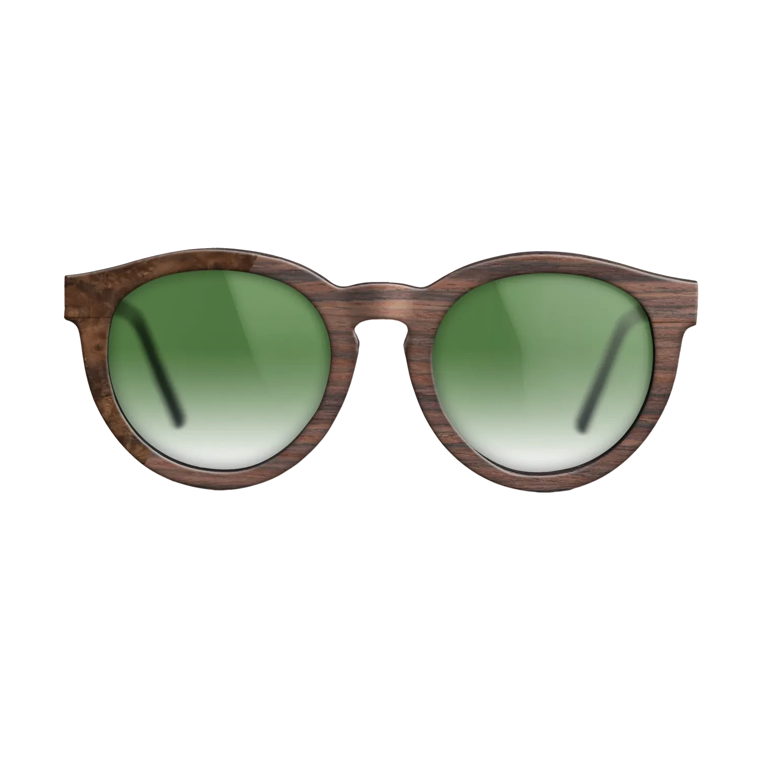 Rosewood Reconstituted,Walnut Burl: Binary - The Rebel - Round - SIRIS wood optic