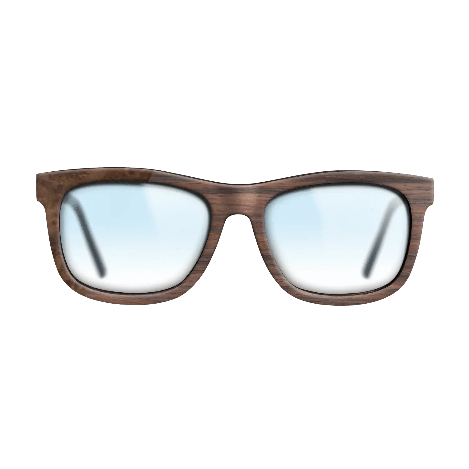 Rosewood Reconstituted,Walnut Burl: Binary - The Hero - Square - SIRIS wood optic