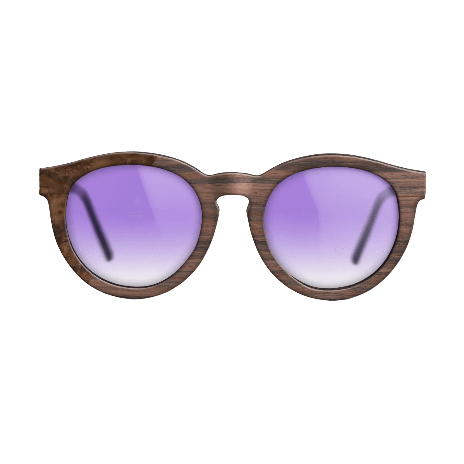 Rosewood Reconstituted,Walnut Burl: Binary - The Rebel - Round - SIRIS wood optic