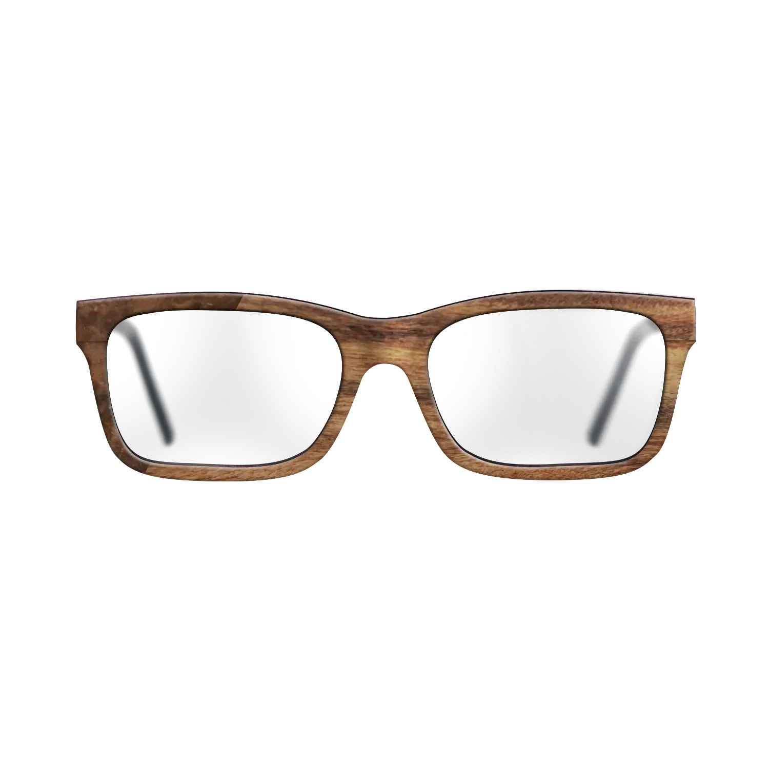 Walnut Burl,Santos Rosewood Light: Binary - The Sage - Rectangle - SIRIS wood optic