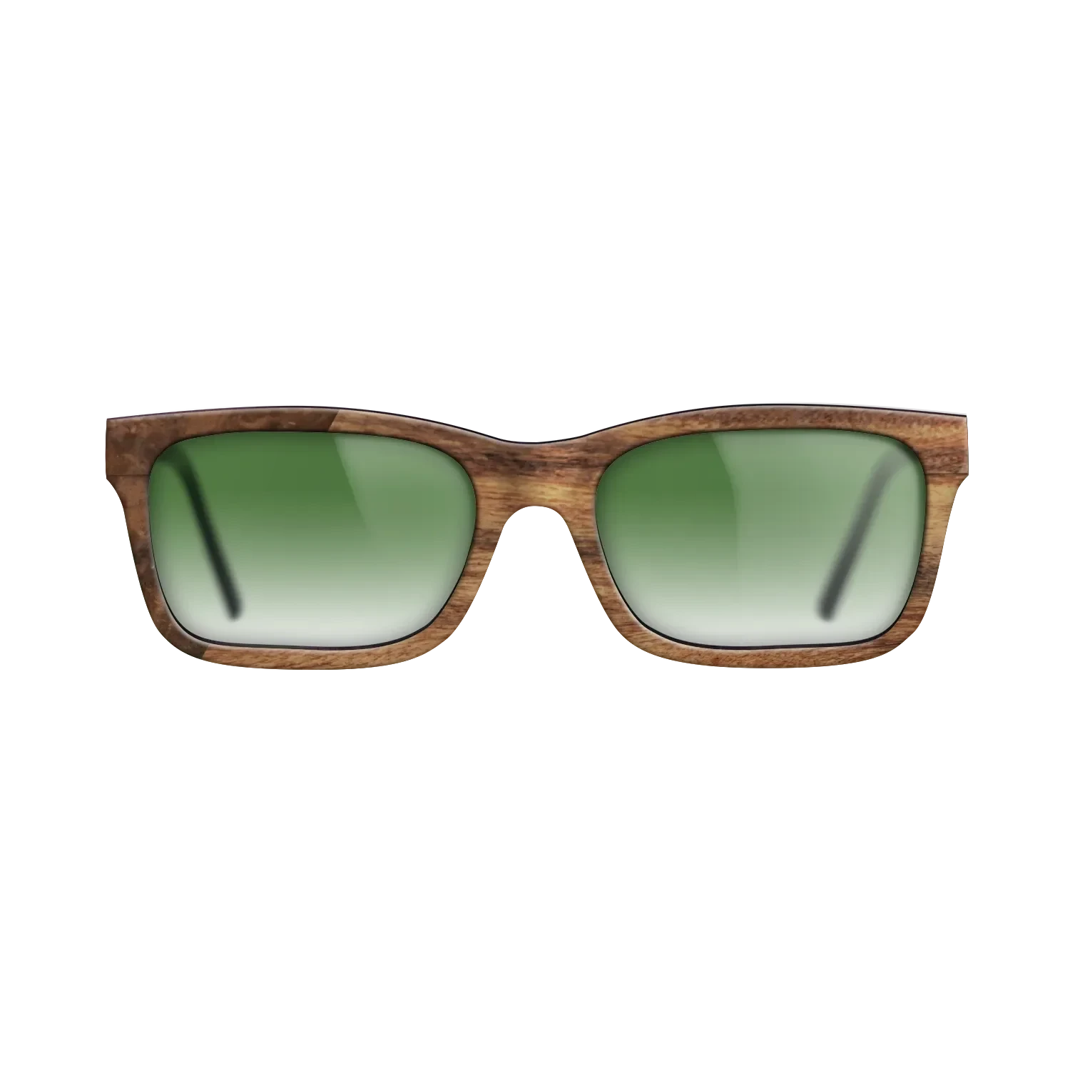 Walnut Burl,Santos Rosewood Light: Binary - The Sage - Rectangle - SIRIS wood optic