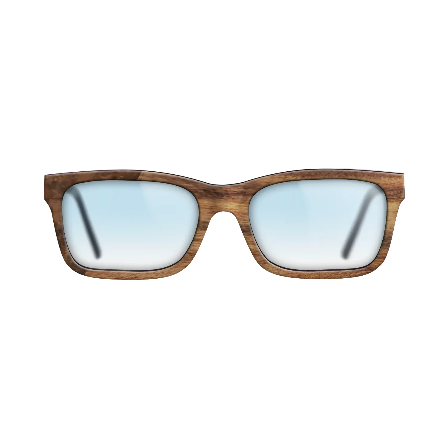 Walnut Burl,Santos Rosewood Light: Binary - The Sage - Rectangle - SIRIS wood optic