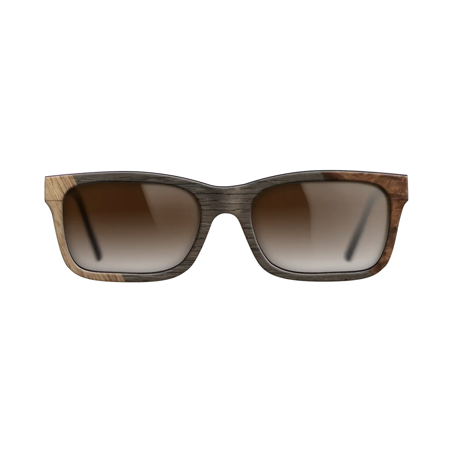 Walnut Burl,Walnut: Straight Grain,Fumed Oak: Bauhaus - The Sage - Rectangle - SIRIS wood optic