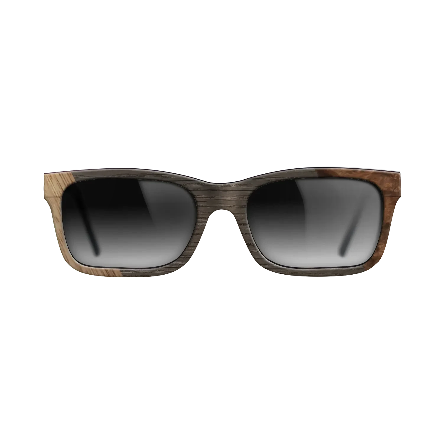 Walnut Burl,Walnut: Straight Grain,Fumed Oak: Bauhaus - The Sage - Rectangle - SIRIS wood optic