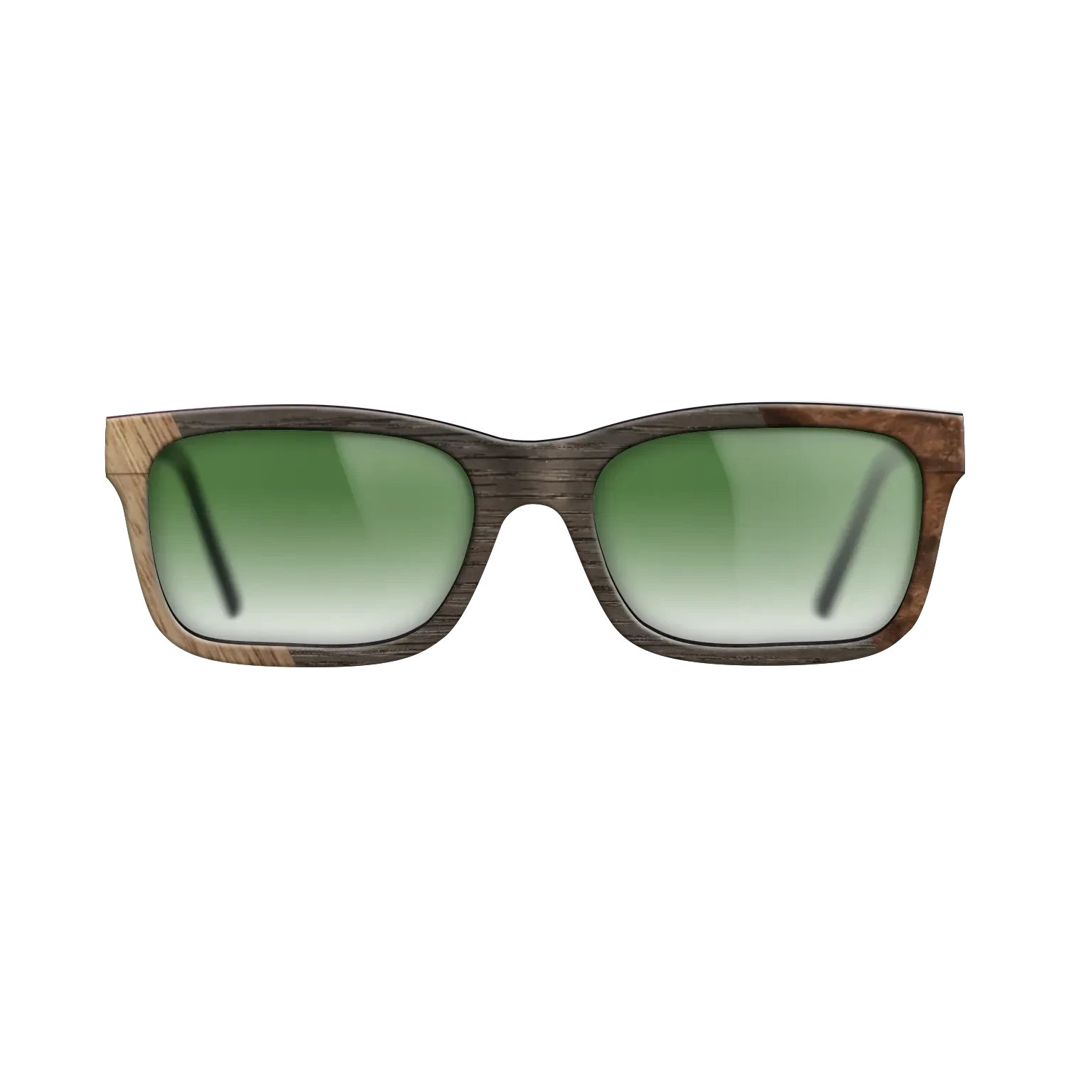 Walnut Burl,Walnut: Straight Grain,Fumed Oak: Bauhaus - The Sage - Rectangle - SIRIS wood optic