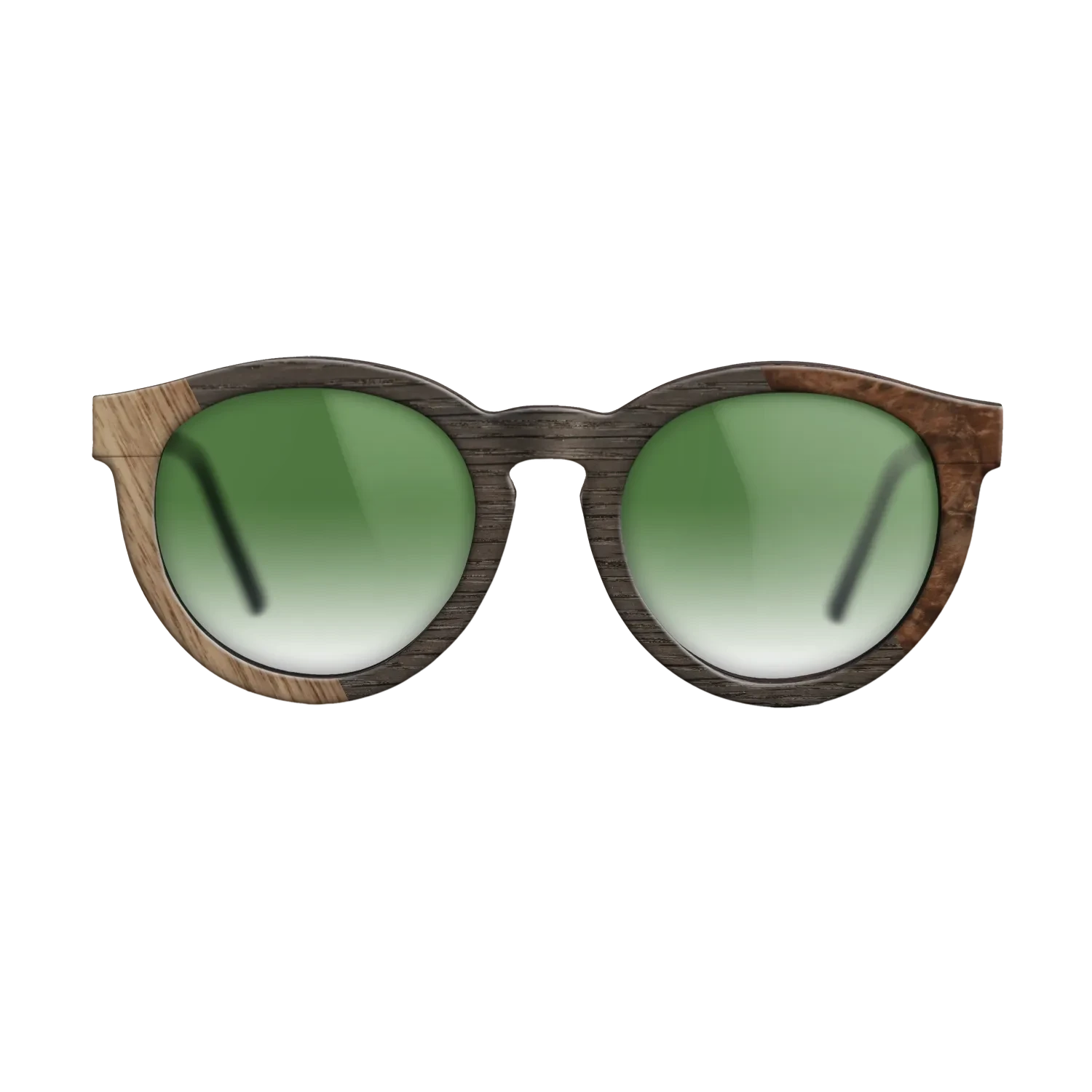 Walnut Burl,Walnut: Straight Grain,Fumed Oak: Bauhaus - The Rebel - Round - SIRIS wood optic