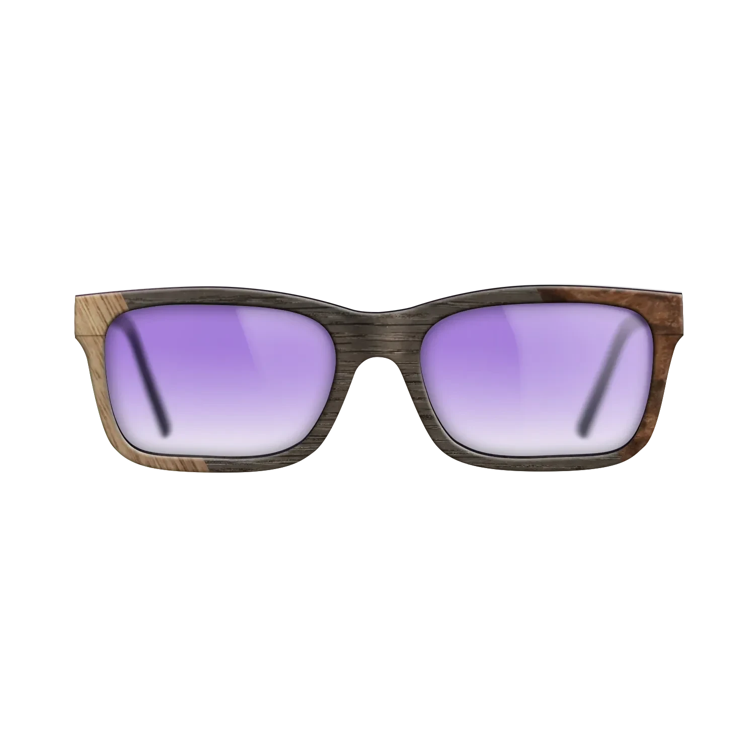 Walnut Burl,Walnut: Straight Grain,Fumed Oak: Bauhaus - The Sage - Rectangle - SIRIS wood optic