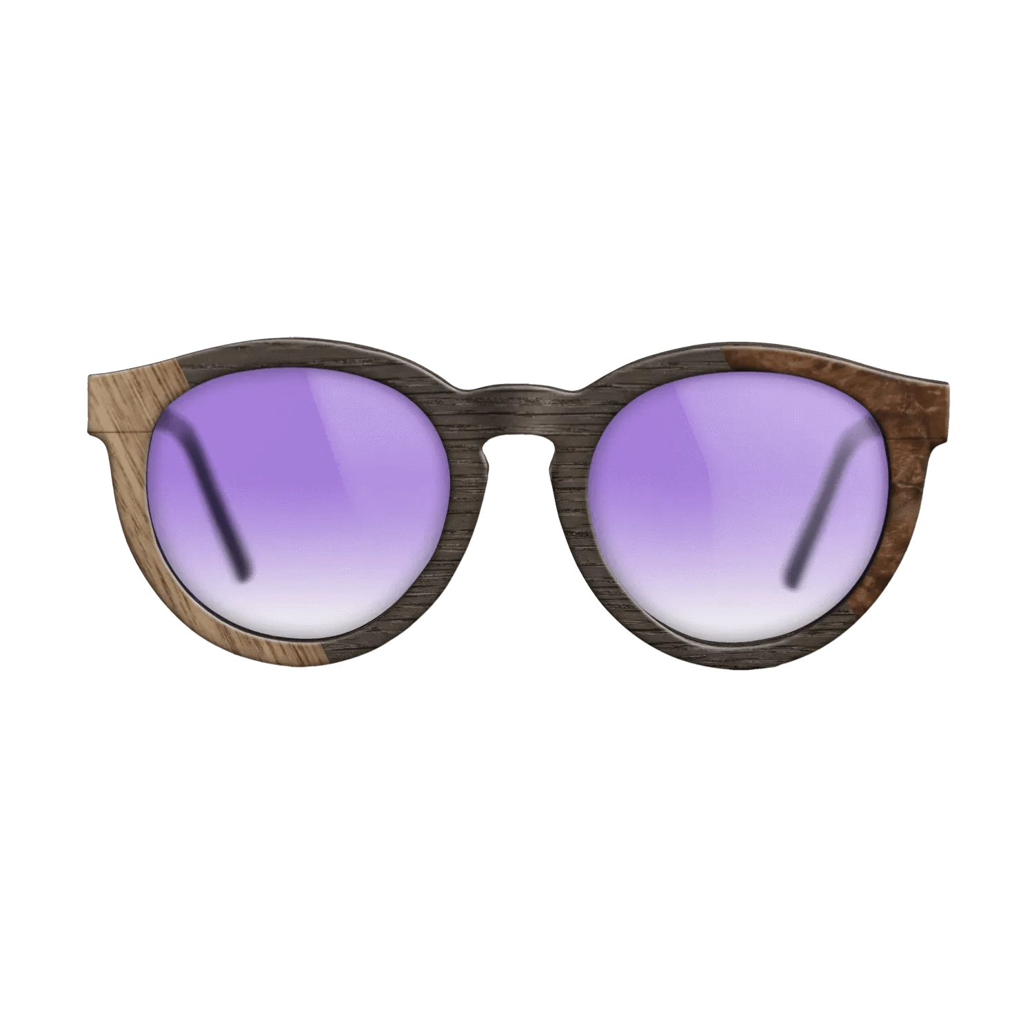 Walnut Burl,Walnut: Straight Grain,Fumed Oak: Bauhaus - The Rebel - Round - SIRIS wood optic