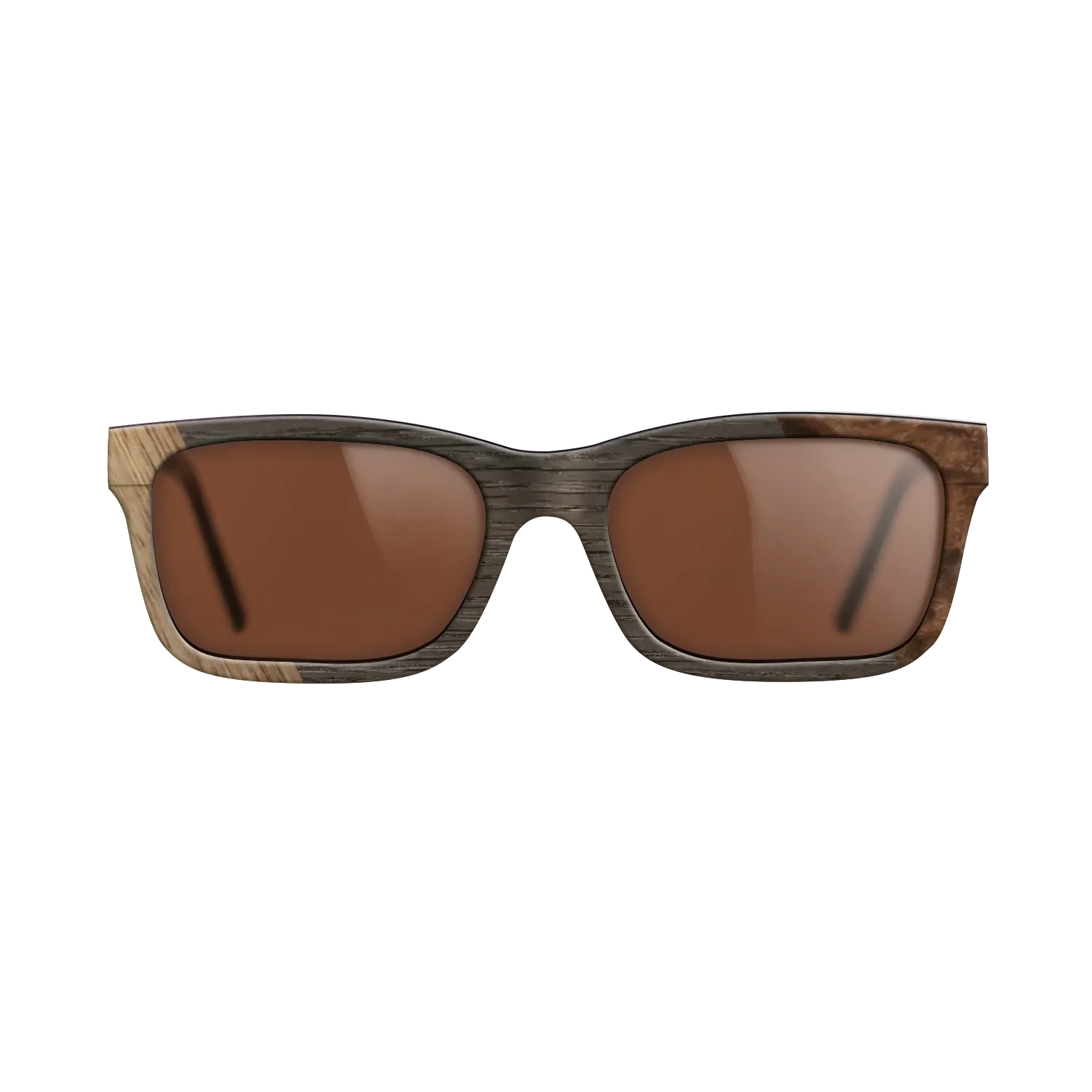 Walnut Burl,Walnut: Straight Grain,Fumed Oak: Bauhaus - The Sage - Rectangle - SIRIS wood optic