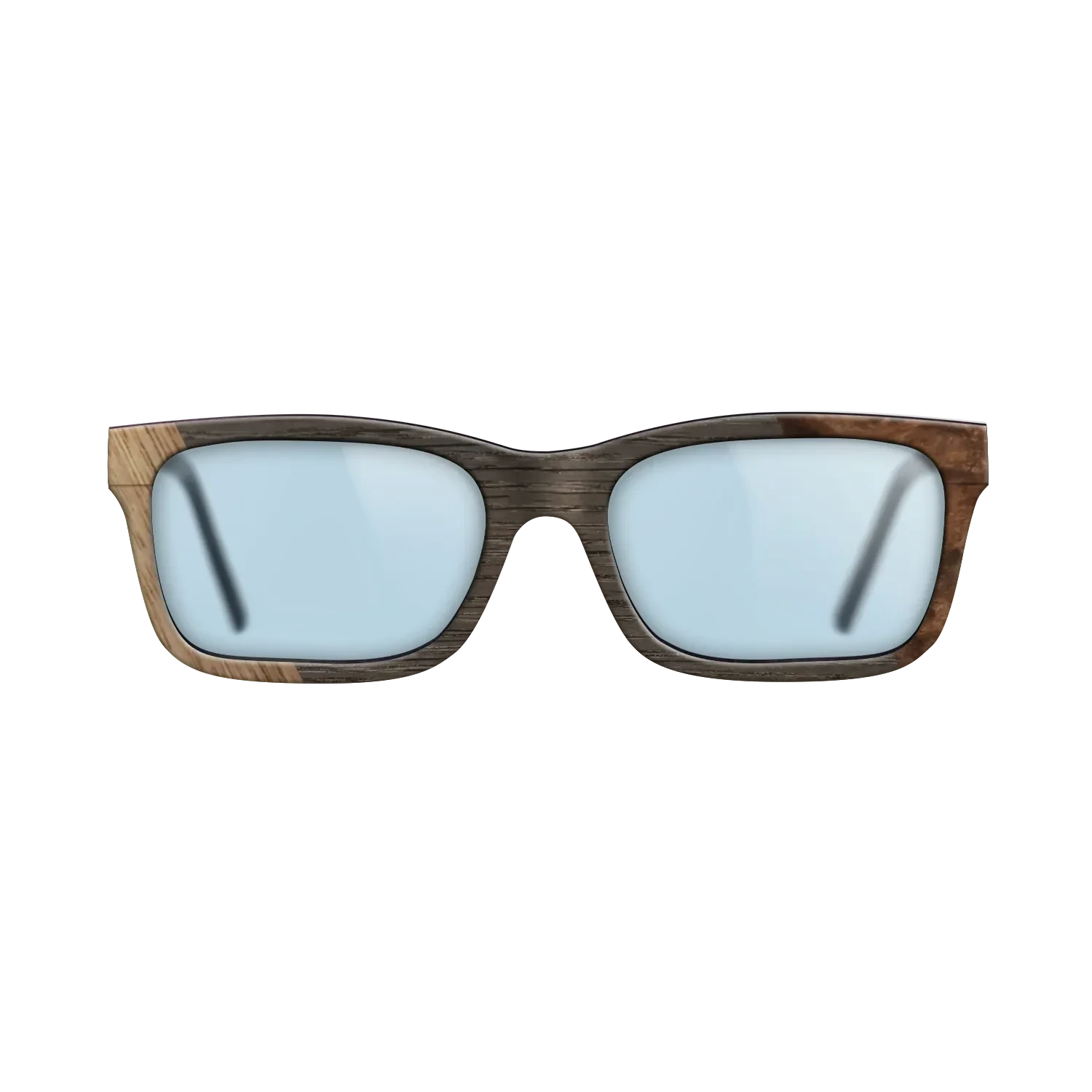 Walnut Burl,Walnut: Straight Grain,Fumed Oak: Bauhaus - The Sage - Rectangle - SIRIS wood optic