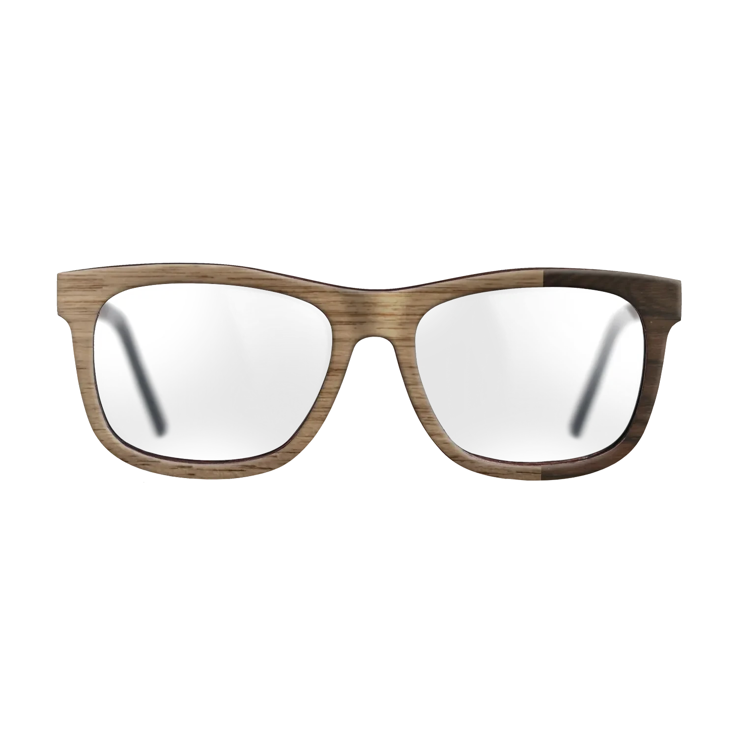 Walnut: Straight Grain,Ziricote Dark Quartered: Bauhaus - The Hero - Square - SIRIS wood optic