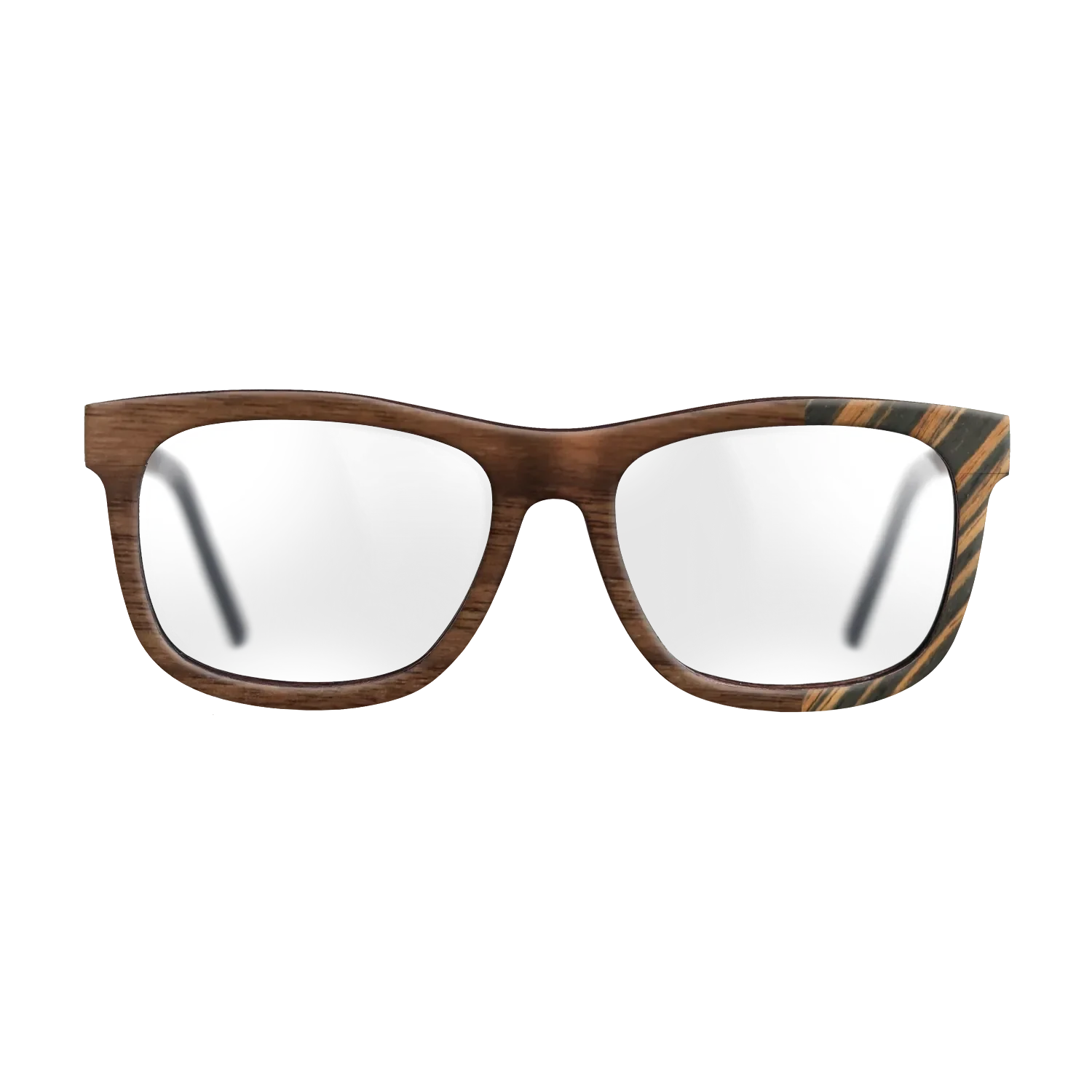 Walnut Claro Dark,Italian Ebony: Bauhaus - The Hero - Square - SIRIS wood optic