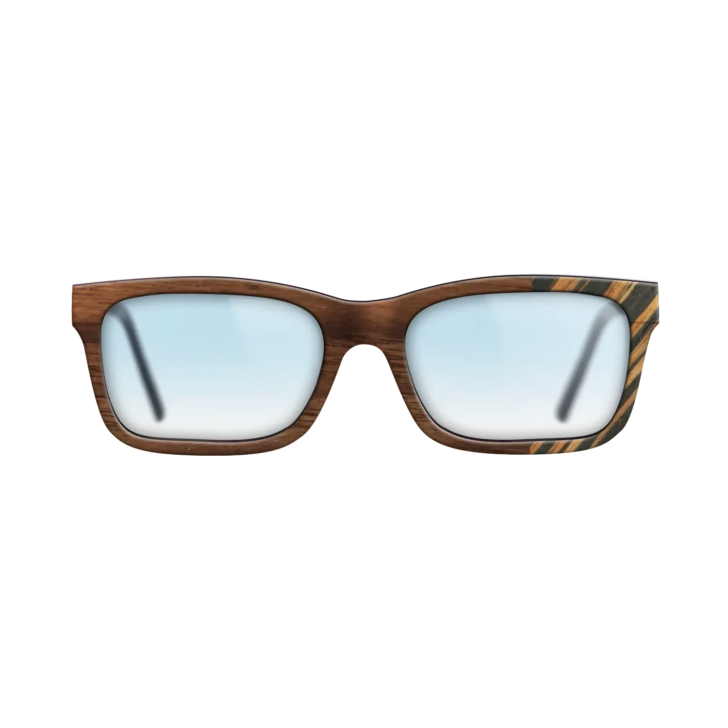 Walnut Claro Dark,Italian Ebony: Bauhaus - The Sage - Rectangle - SIRIS wood optic