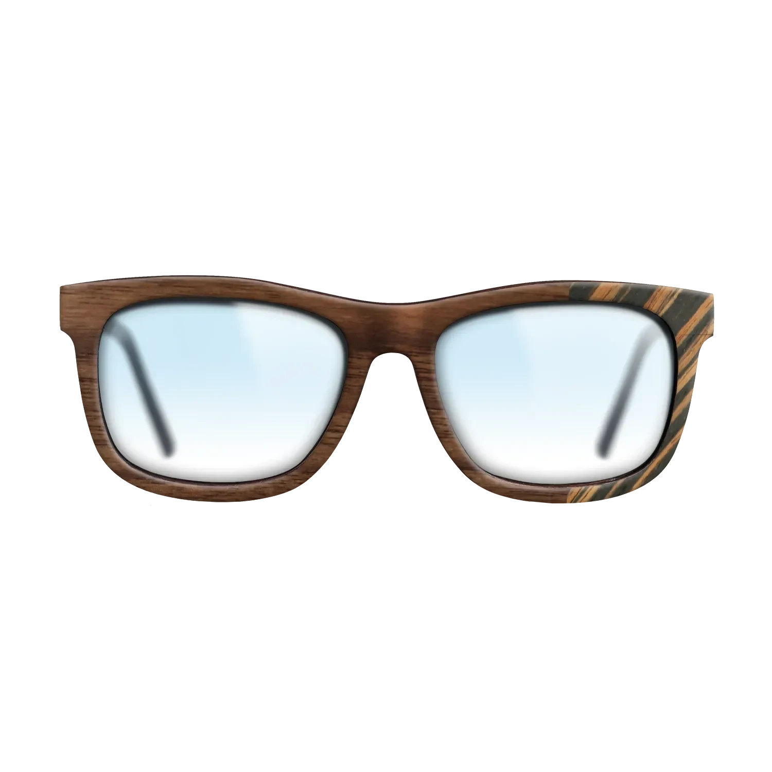 Walnut Claro Dark,Italian Ebony: Bauhaus - The Hero - Square - SIRIS wood optic