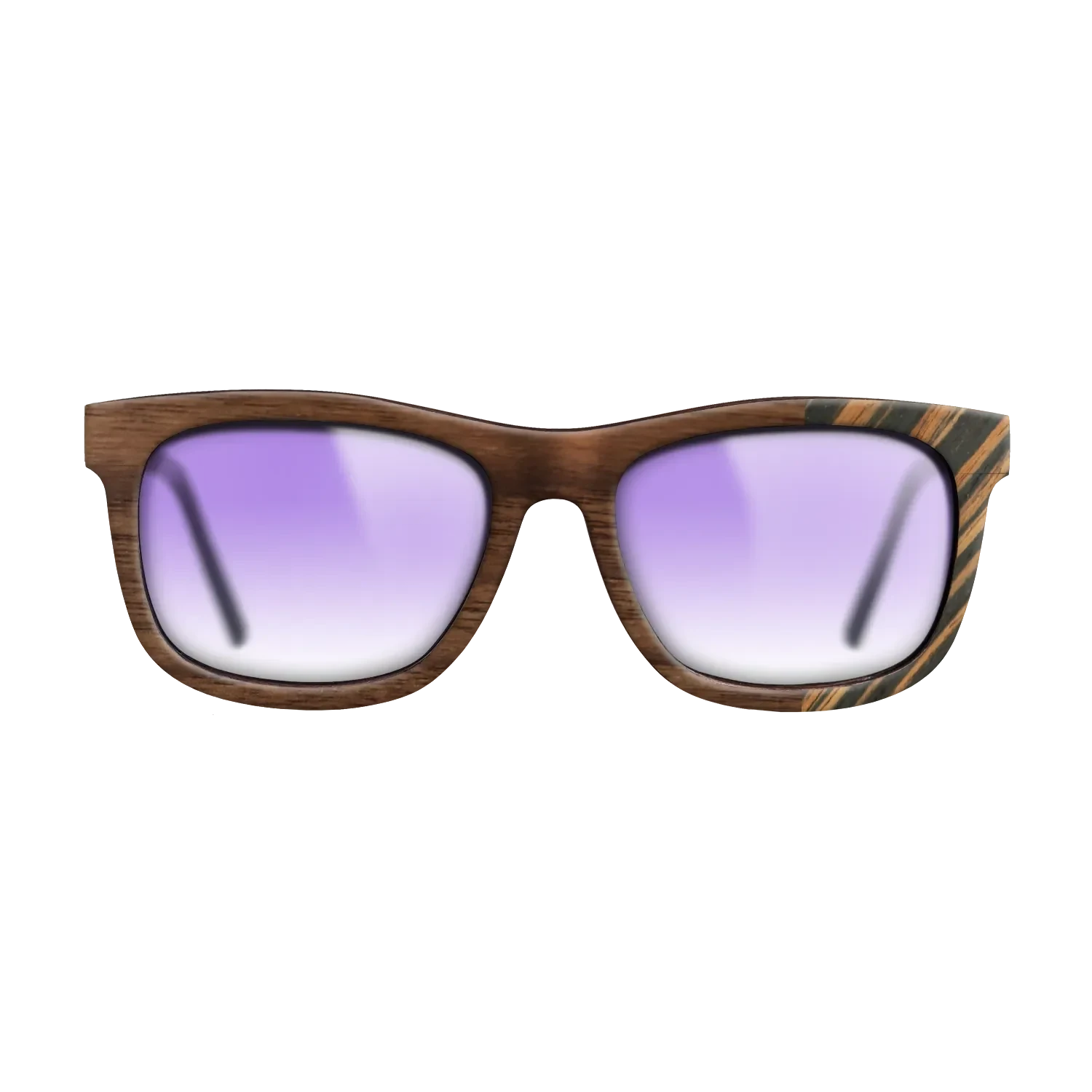 Walnut Claro Dark,Italian Ebony: Bauhaus - The Hero - Square - SIRIS wood optic