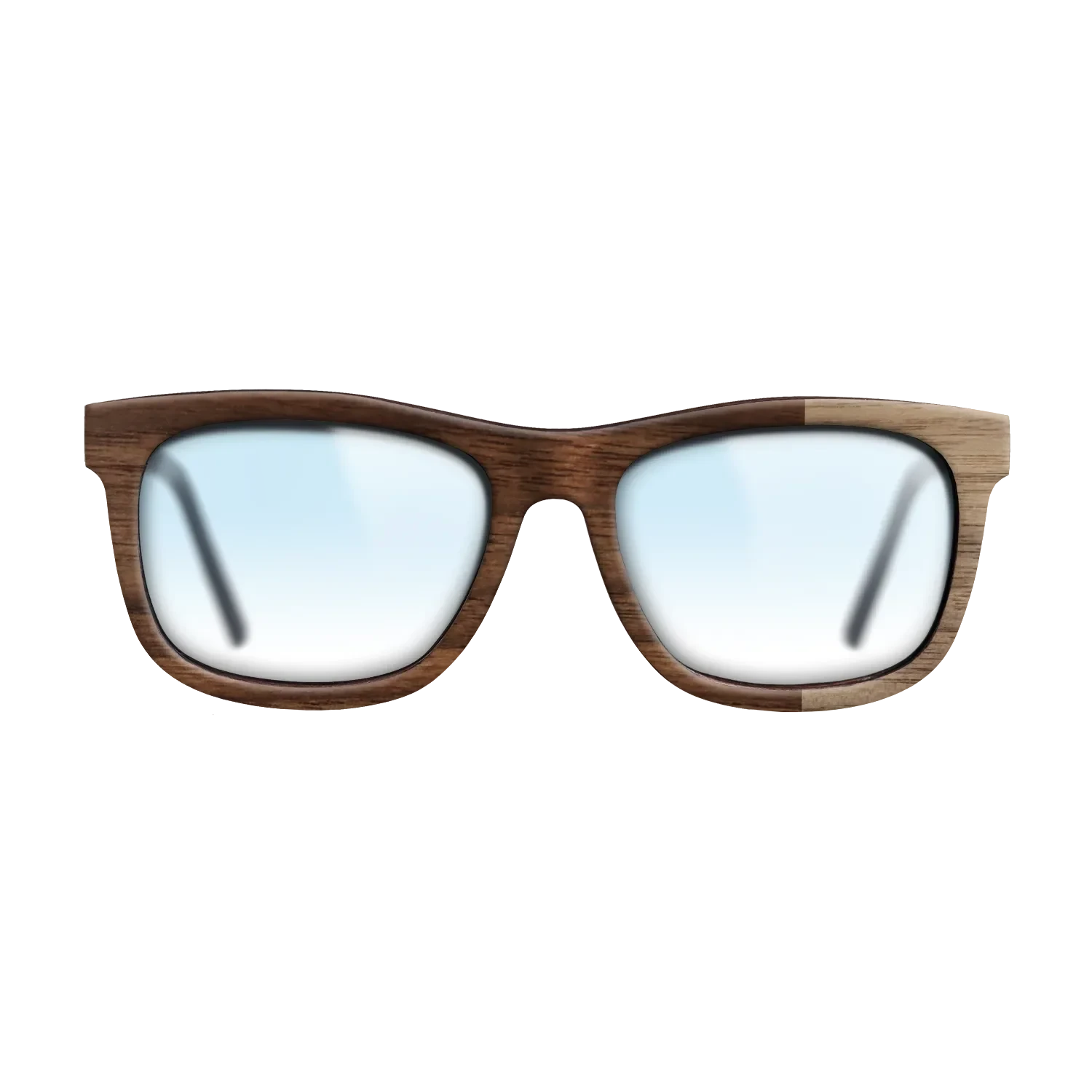 Walnut Claro Dark,Walnut: Straight Grain: Bauhaus - The Hero - Square - SIRIS wood optic