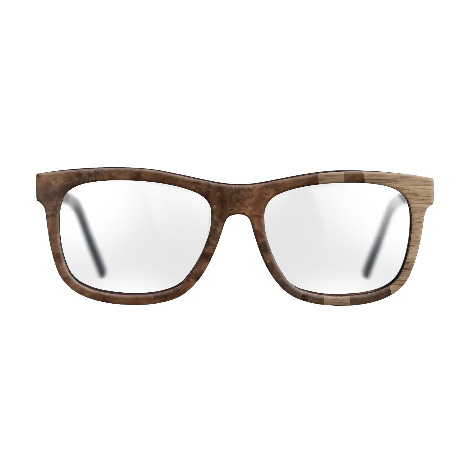 Walnut Burl,Walnut: Straight Grain: Bauhaus - The Hero - Square - SIRIS wood optic