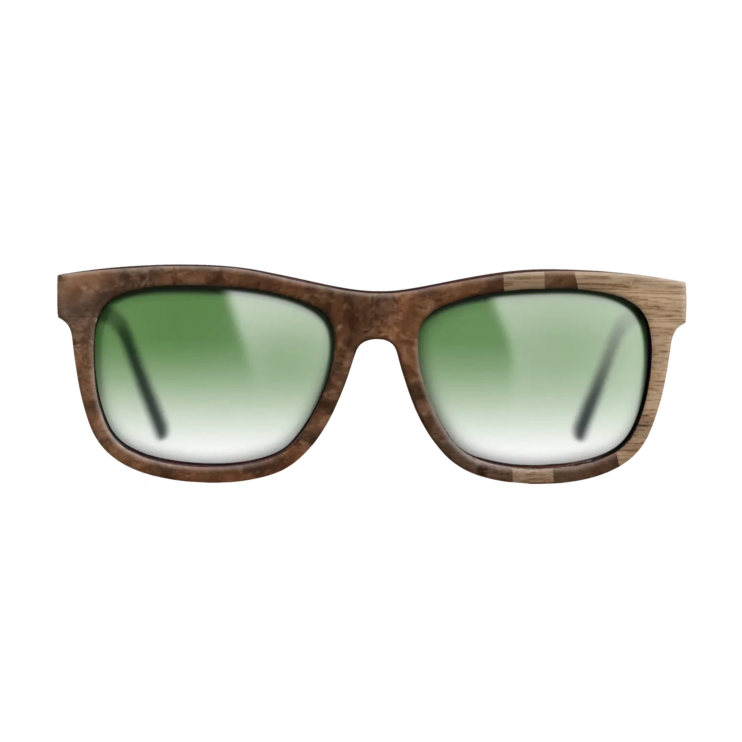 Walnut Burl,Walnut: Straight Grain: Bauhaus - The Hero - Square - SIRIS wood optic