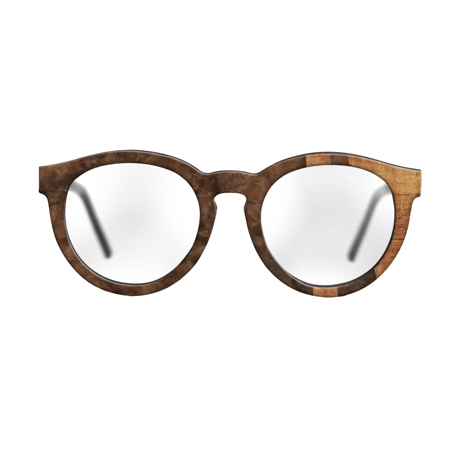 Walnut Burl,Koa: Bauhaus - The Rebel - Round - SIRIS wood optic