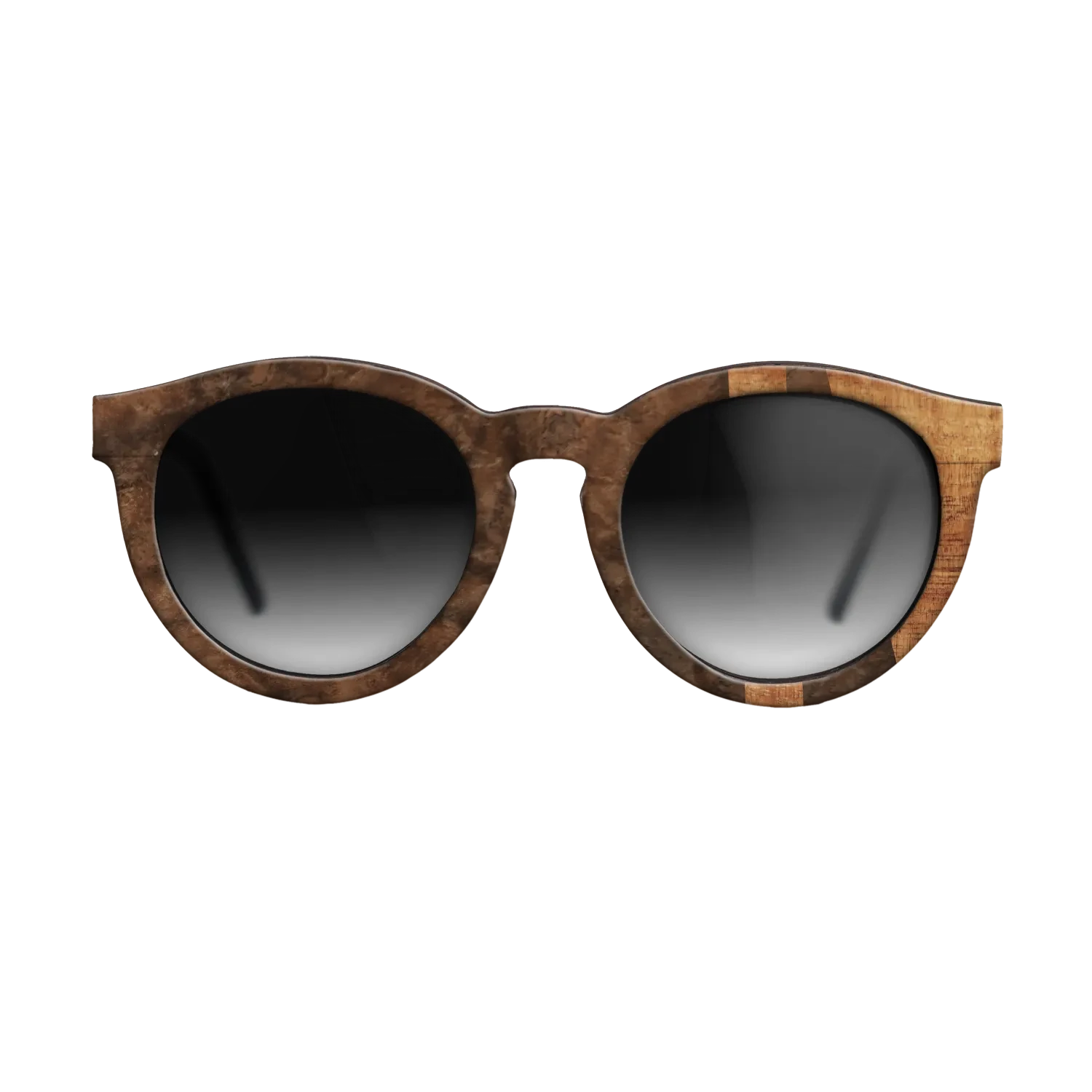 Walnut Burl,Koa: Bauhaus - The Rebel - Round - SIRIS wood optic