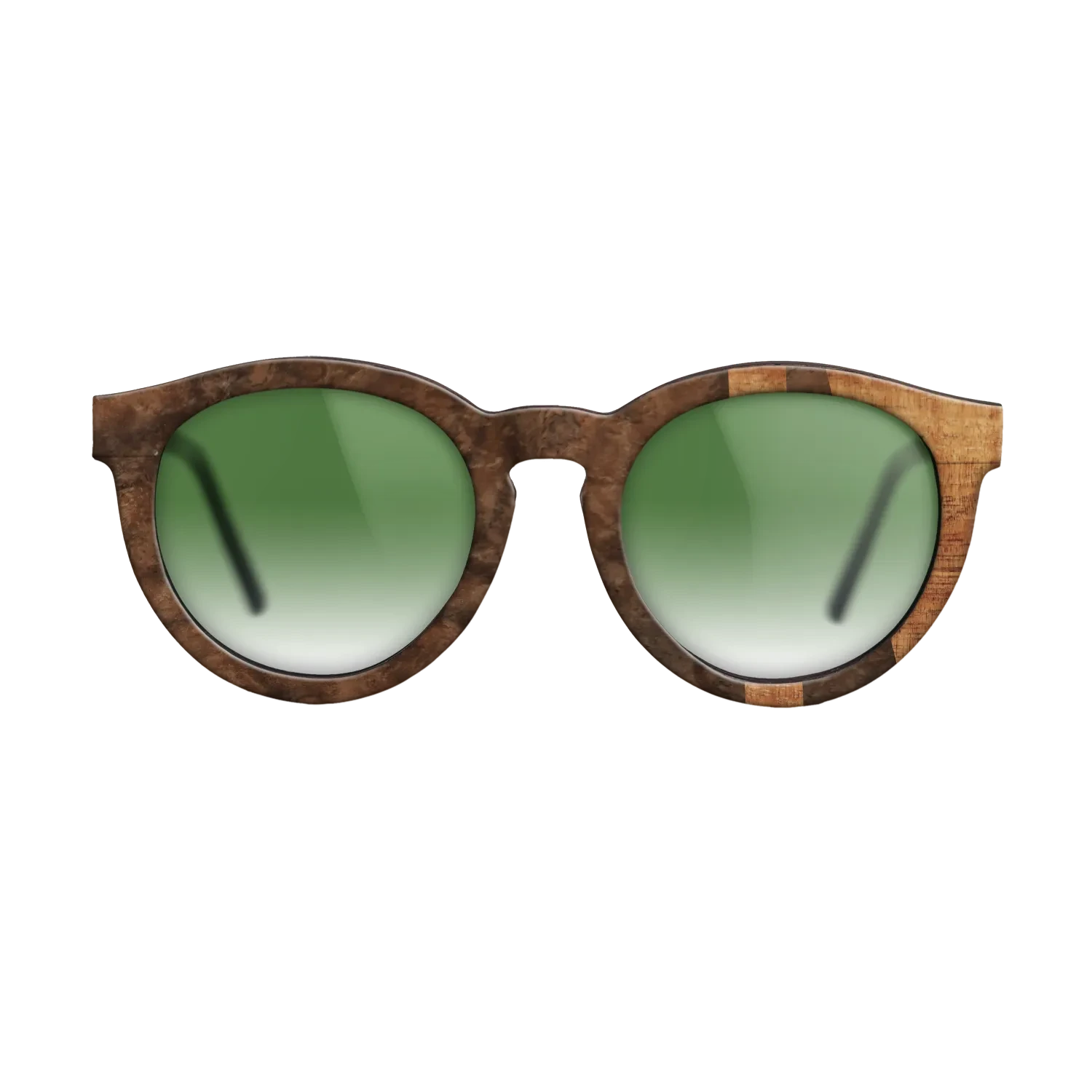 Walnut Burl,Koa: Bauhaus - The Rebel - Round - SIRIS wood optic