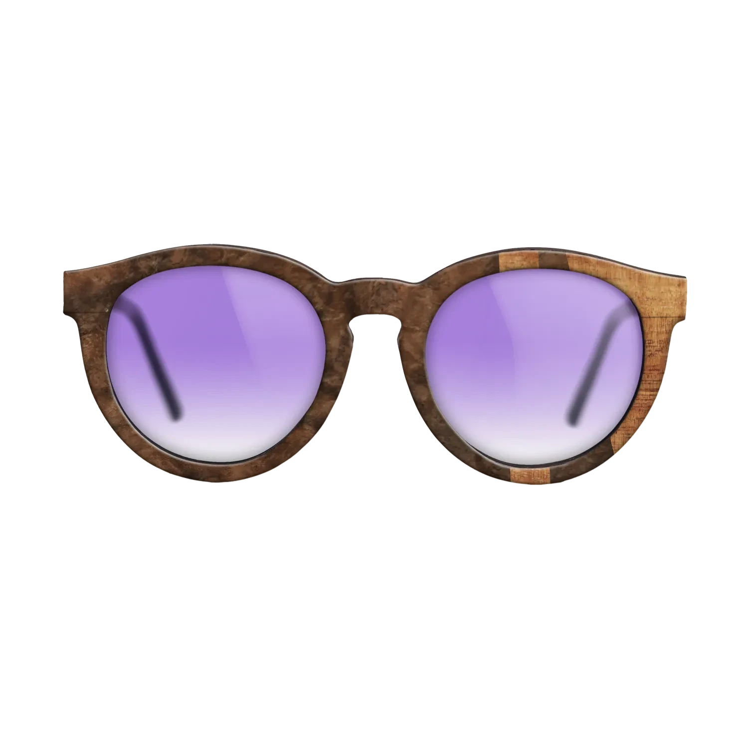 Walnut Burl,Koa: Bauhaus - The Rebel - Round - SIRIS wood optic