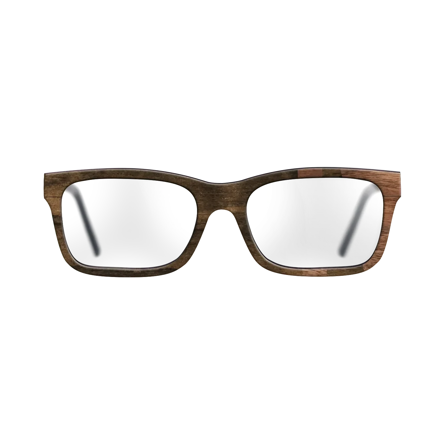 Ziricote Dark Quartered,Walnut Claro Light: Bauhaus - The Sage - Rectangle - SIRIS wood optic