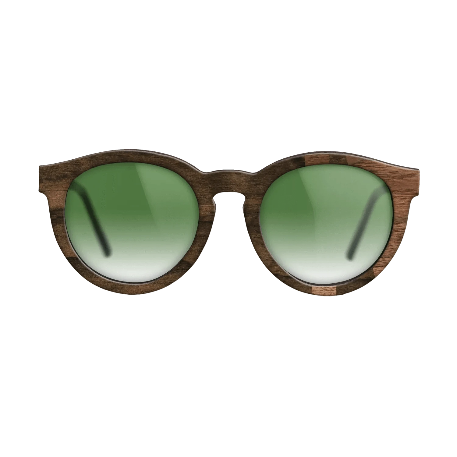 Ziricote Dark Quartered,Walnut Claro Light: Bauhaus - The Rebel - Round - SIRIS wood optic